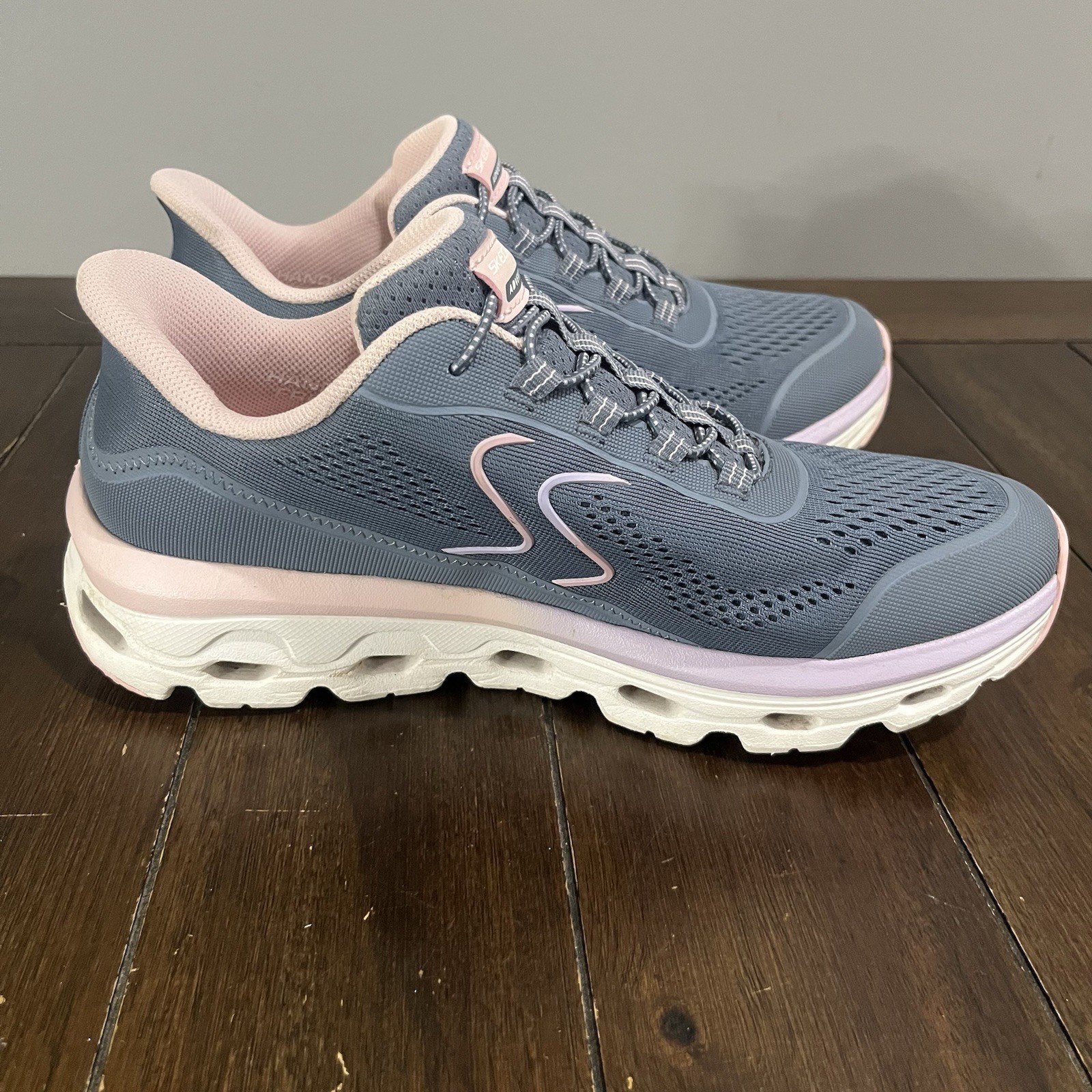 Skechers Slip-ins: Glide-Step Sole Women’s Size 8 Slate/Pink 180272W