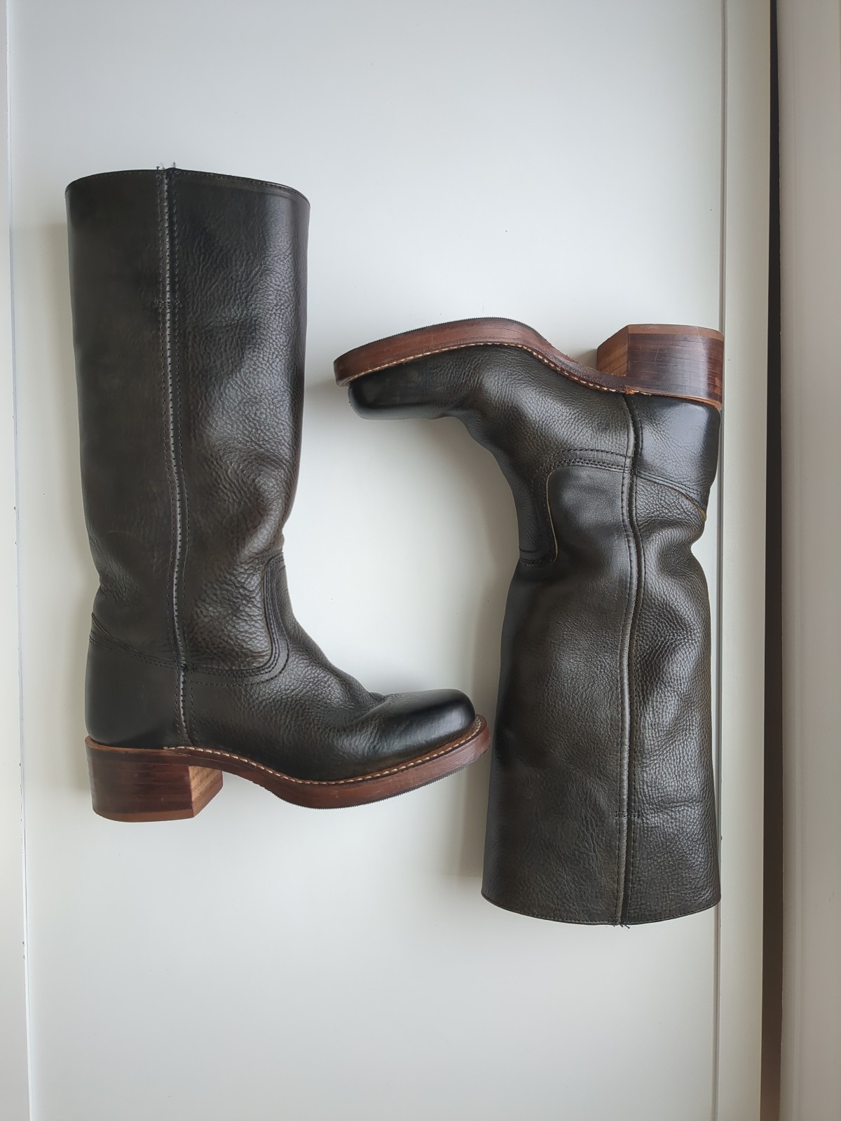 Vintage Frye 14L Campus leather boots women size 6 – excellent condition