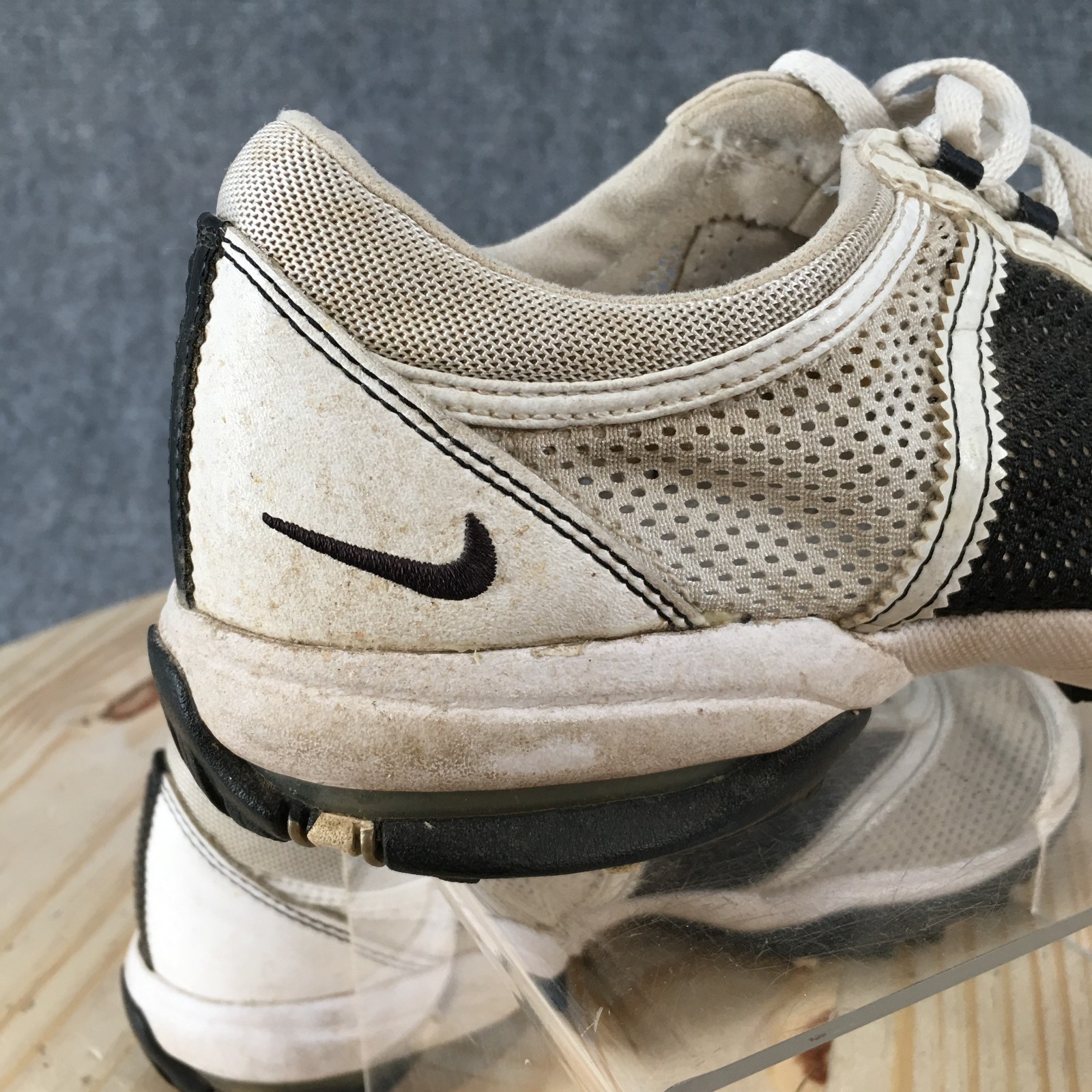 Vintage Nike Shoes Womens 6.5 Air Channel Tac Sneakers 335942-101 Black White