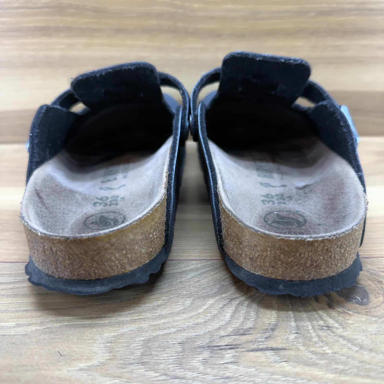 Birkenstock Clogs Vegan Black Women 5 N EU 36 Minimalist Old Money Casual Travel