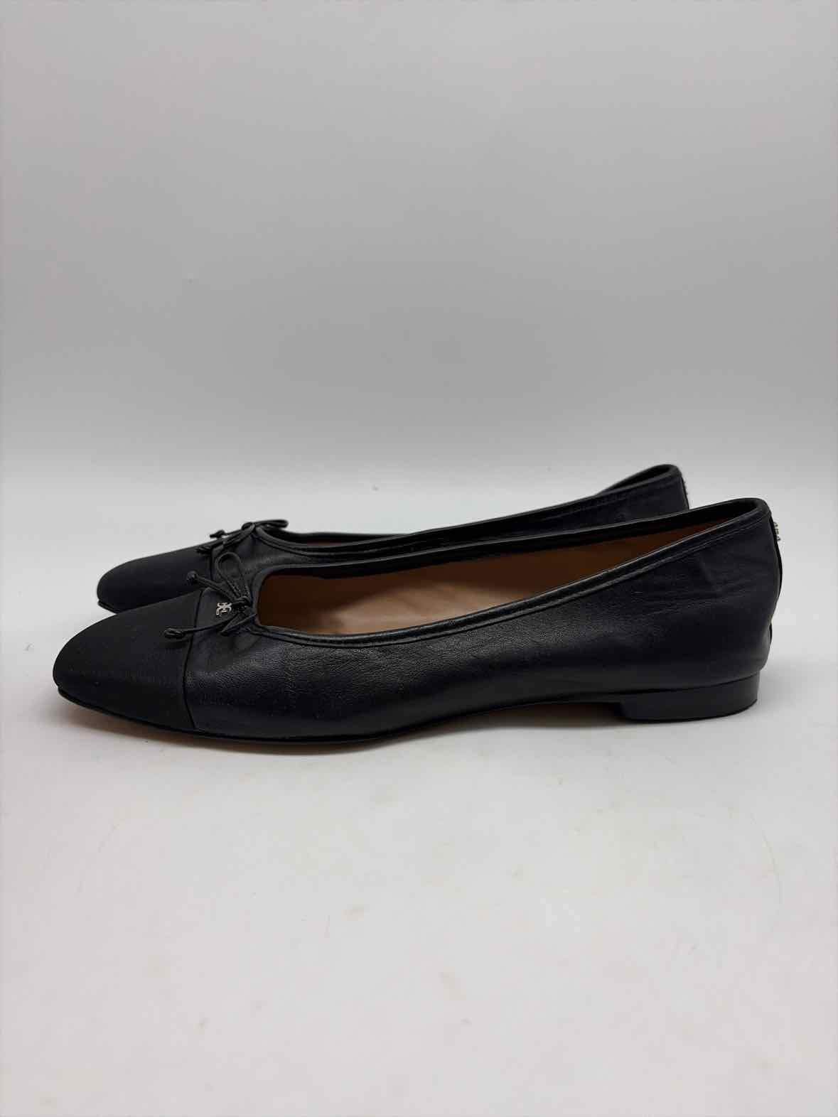 Pre-Owned Sam Edelman Black Size 8.5 Ballet Flats