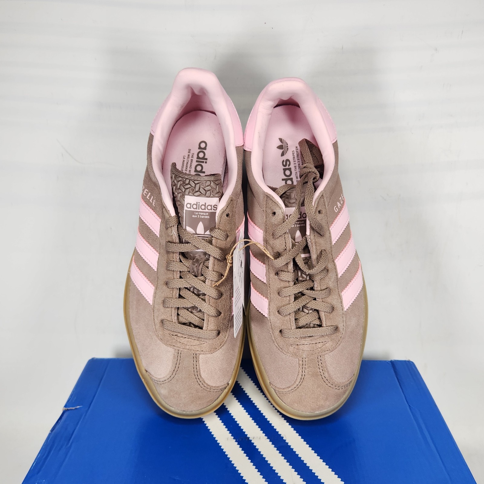 adidas Gazelle Bold Suede Trace Brown / Clear Pink / Earth Strata SIZE 9.5 WOMEN
