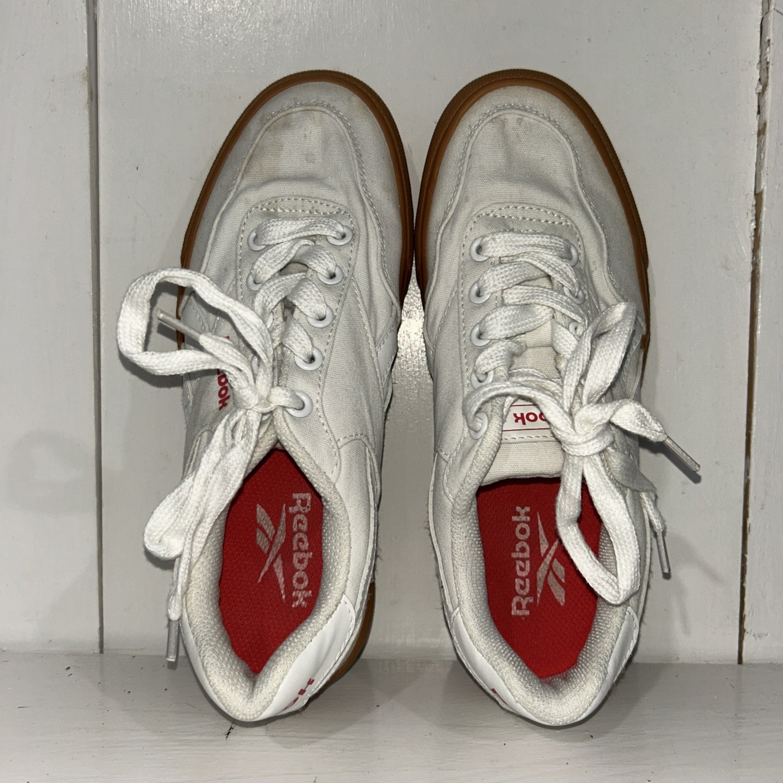 Reebok Court Advance Vulc Sneakers Size 6.5 Womens 90s Y2K Tennis