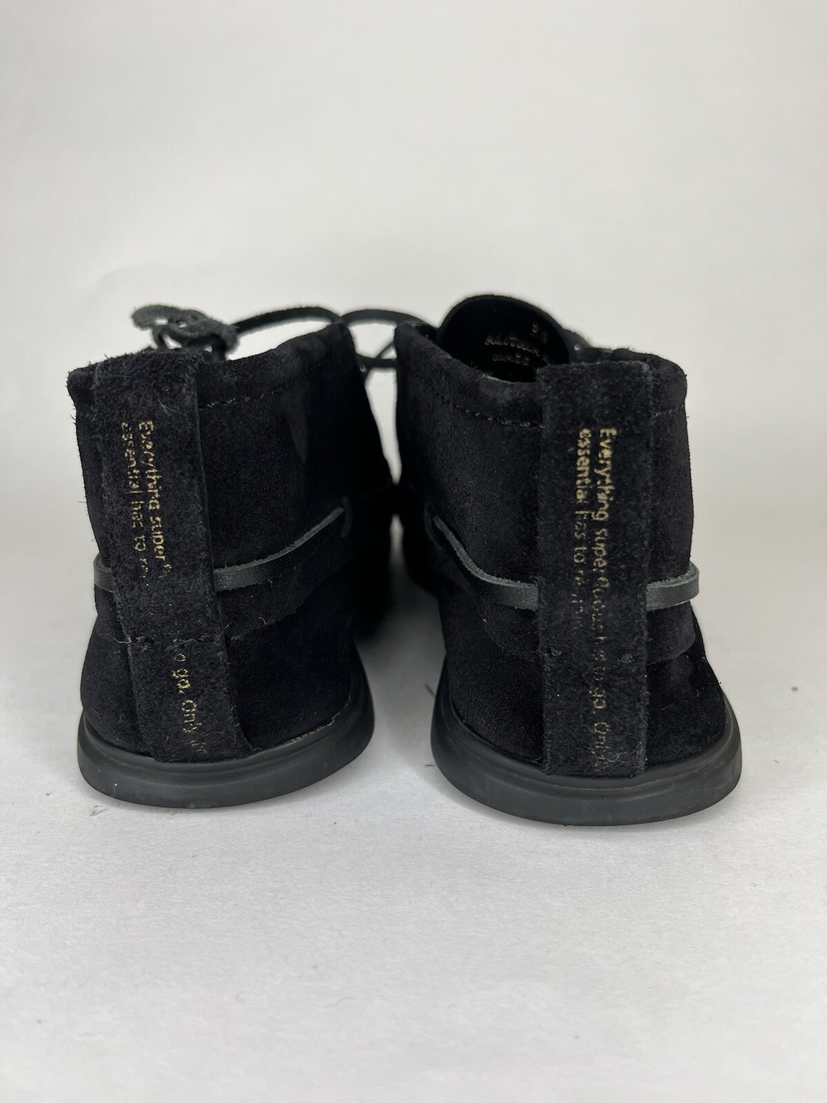 n.d.c. made by hand Chukka Boots Shoes Women Size 38 US 7 Black Suede