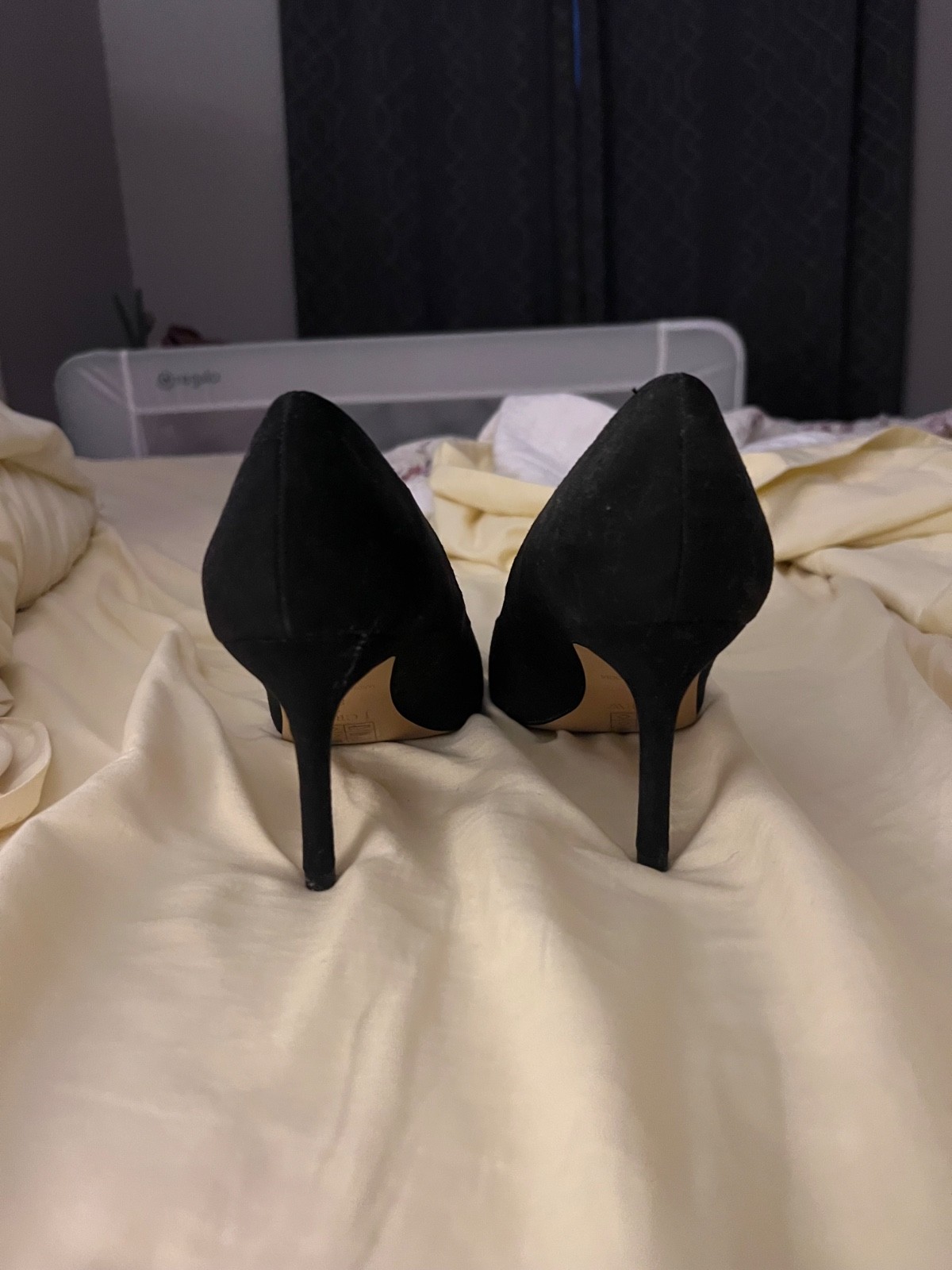 J Crew Black Suede Pumps Womens Size 8.5