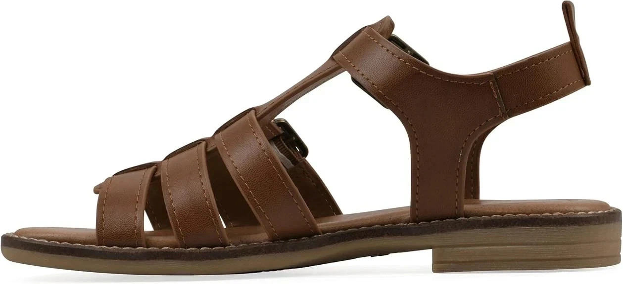 White Mountain Women Mayday Brown Gladiator Sandals Size 8.5M New