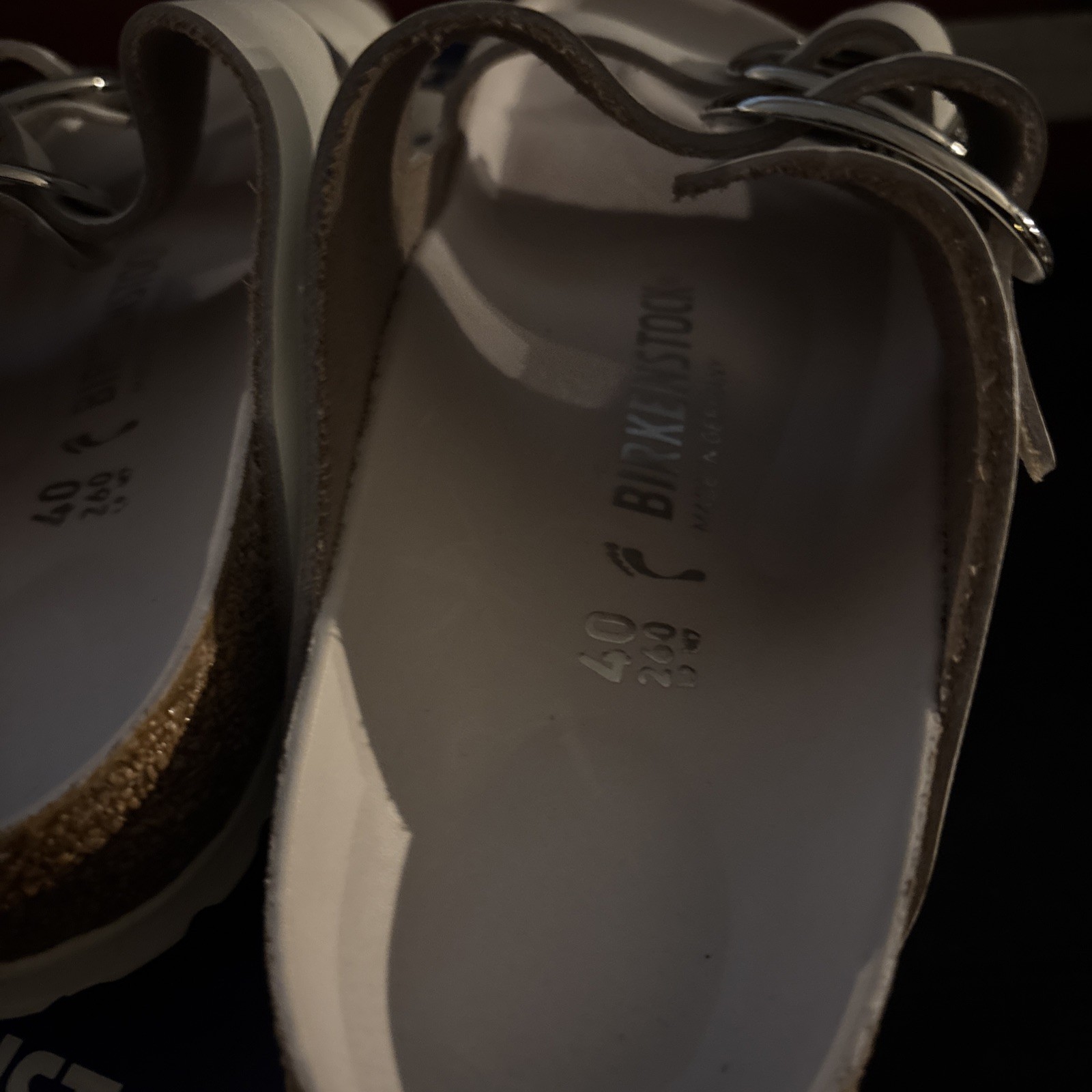 Birkenstock Arizona Big Buckle Size US 9 – EU40 White in Original Box Germany