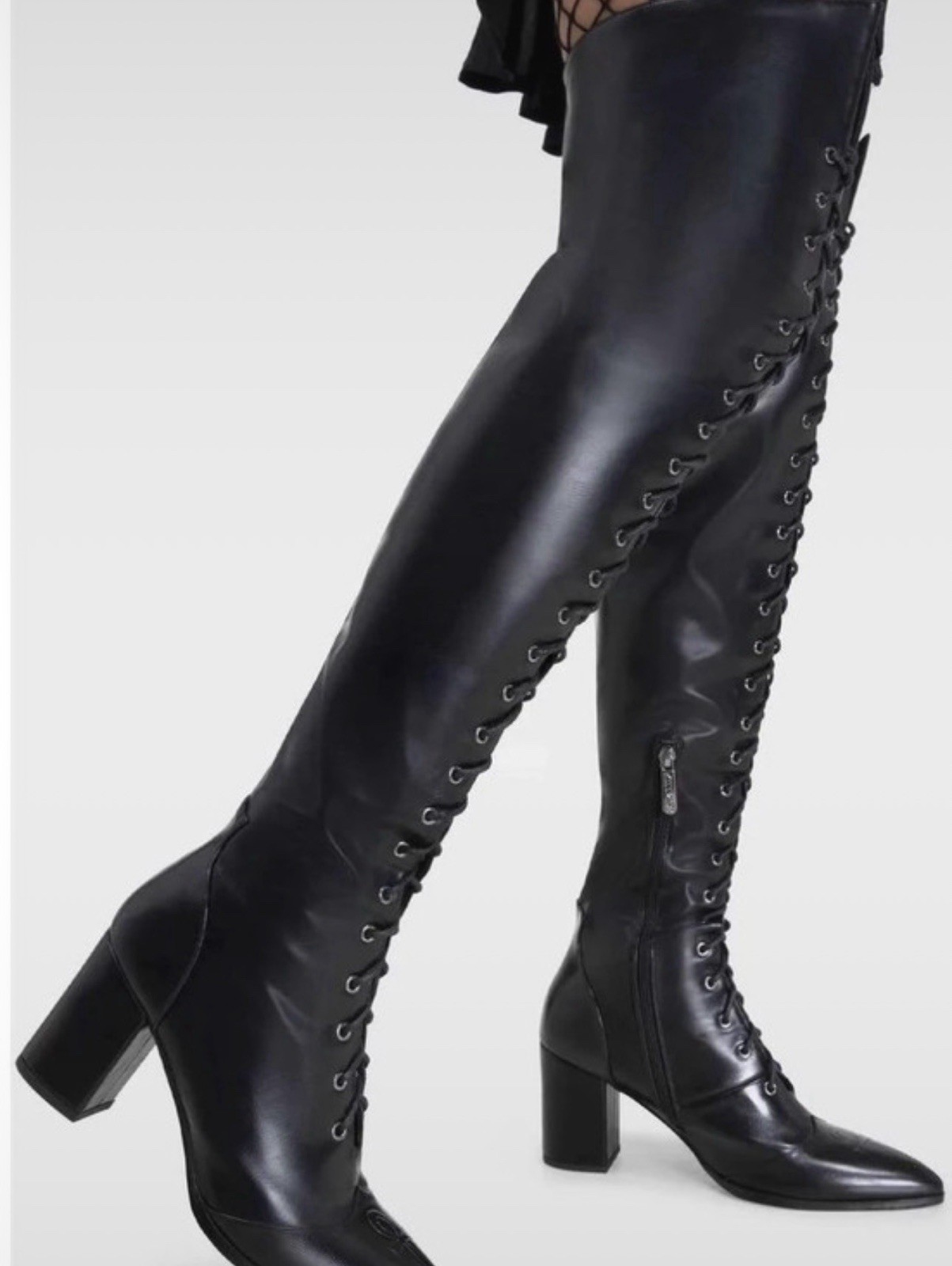 Killstar Ankh Eveninghill Boots US Shoe Size Womens 10 Black
