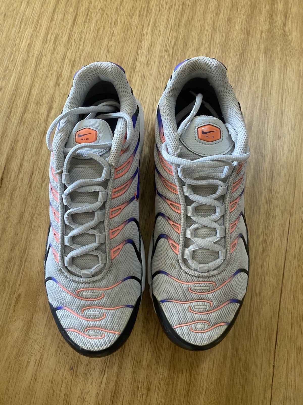 Air Max Plus Tuned TN (GS) Platinum Violet Lava Trainers 718071 007 W8.5 / 7Y