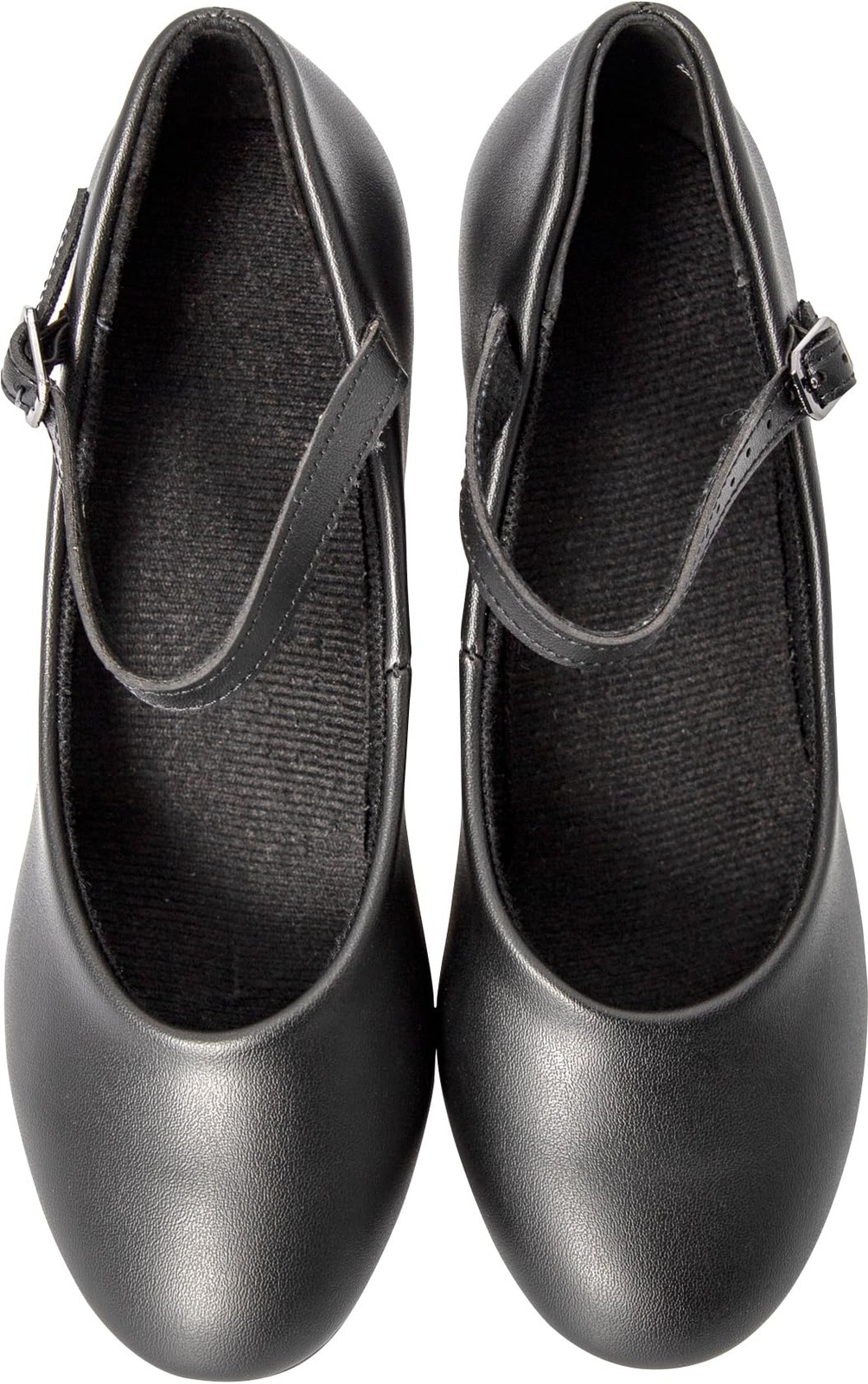 Linodes PU Leather Ankle Strap Character Shoe 1.55» Dance Shoes for
