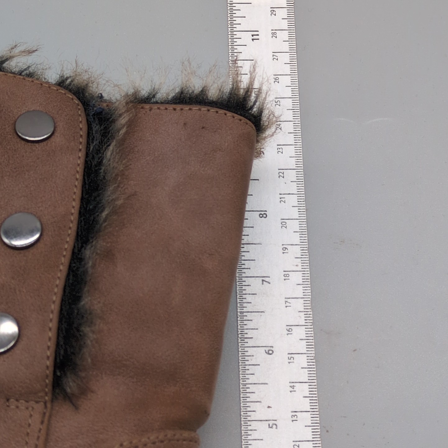 Patrizia by Spring Step Shoes Womens Brown EUR 40 Fur Lined Winter Boots Snaps