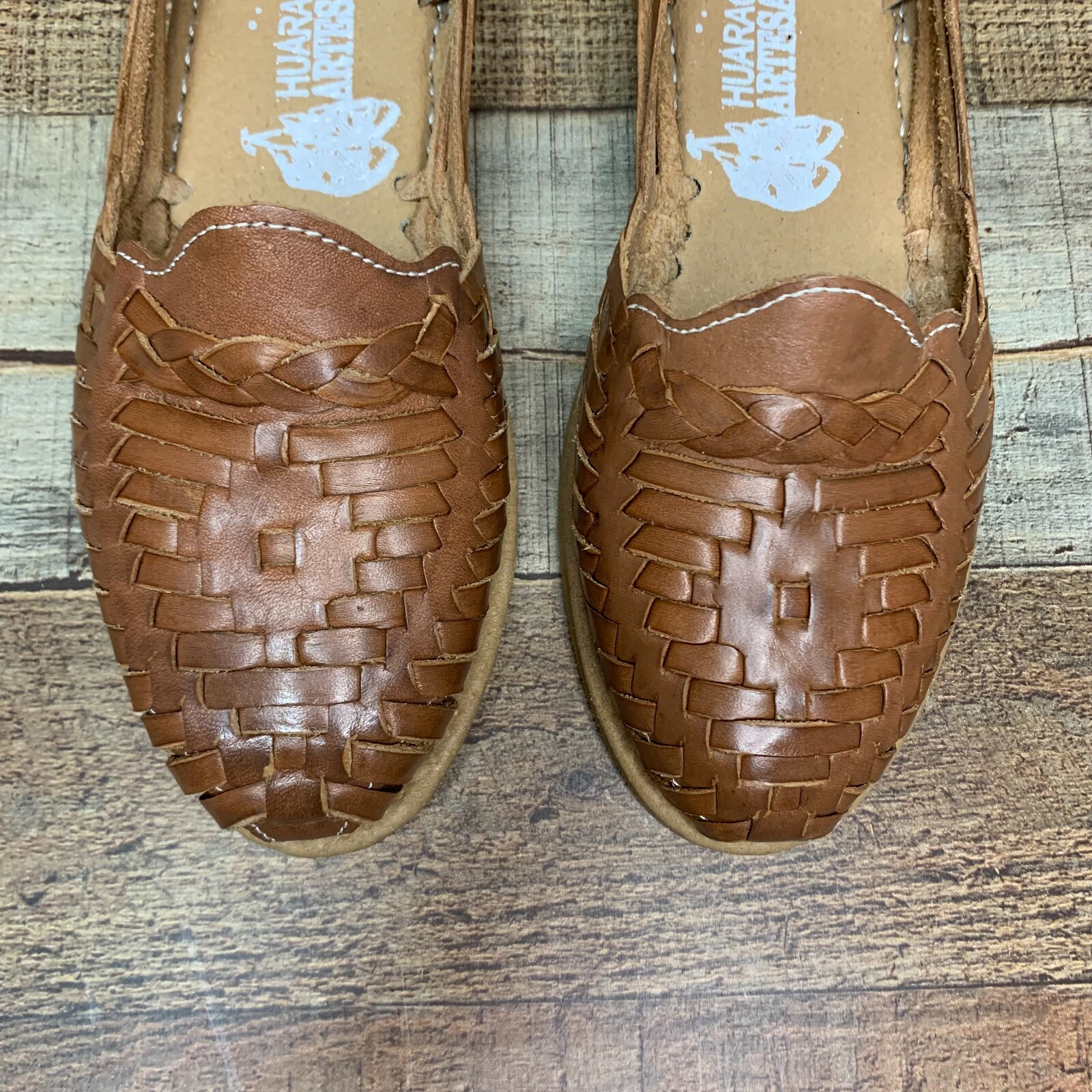 Women’s Huarache Artisanal Mexican sandals Genuine Leather Traditional Sandalias