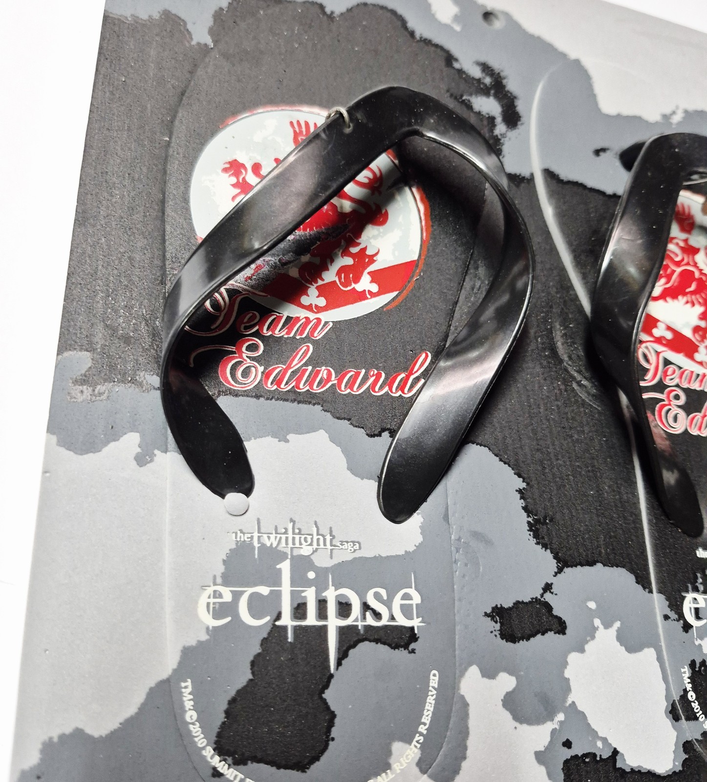 NECA Twilight Saga Eclipse Team Edward Flip Flops New With Tags 2010 Small 5/6