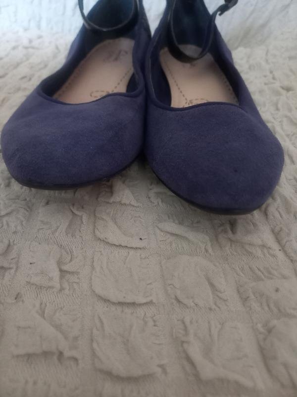 womens clarks heels purple suede 38