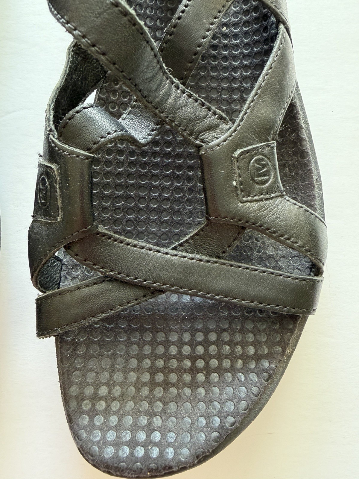 Merrell Leather Performance Sandals Size 8 Women’s Footwear Agave Black J33198