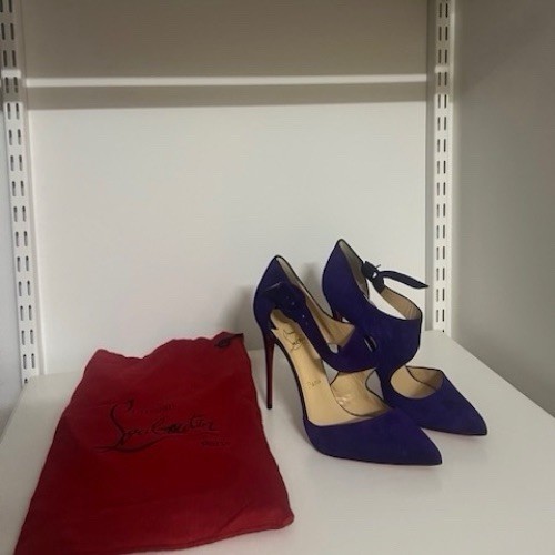 Christian Louboutin Purple Heels – Size 39