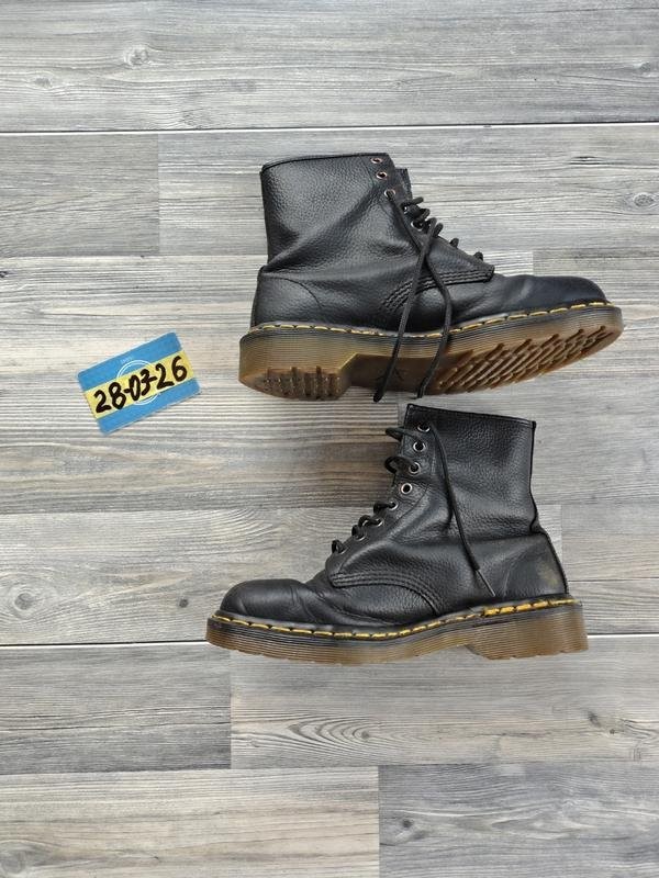 Women Dr Martens boots black leather 38 #7LHK