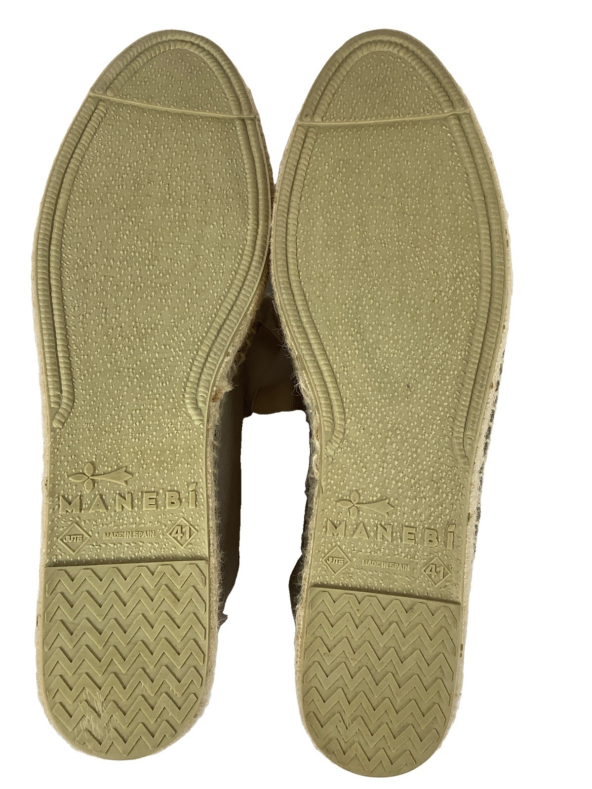 Manebi Gray Suede Platform Espadrille Sneakers Women US 10 EU 41 Jute