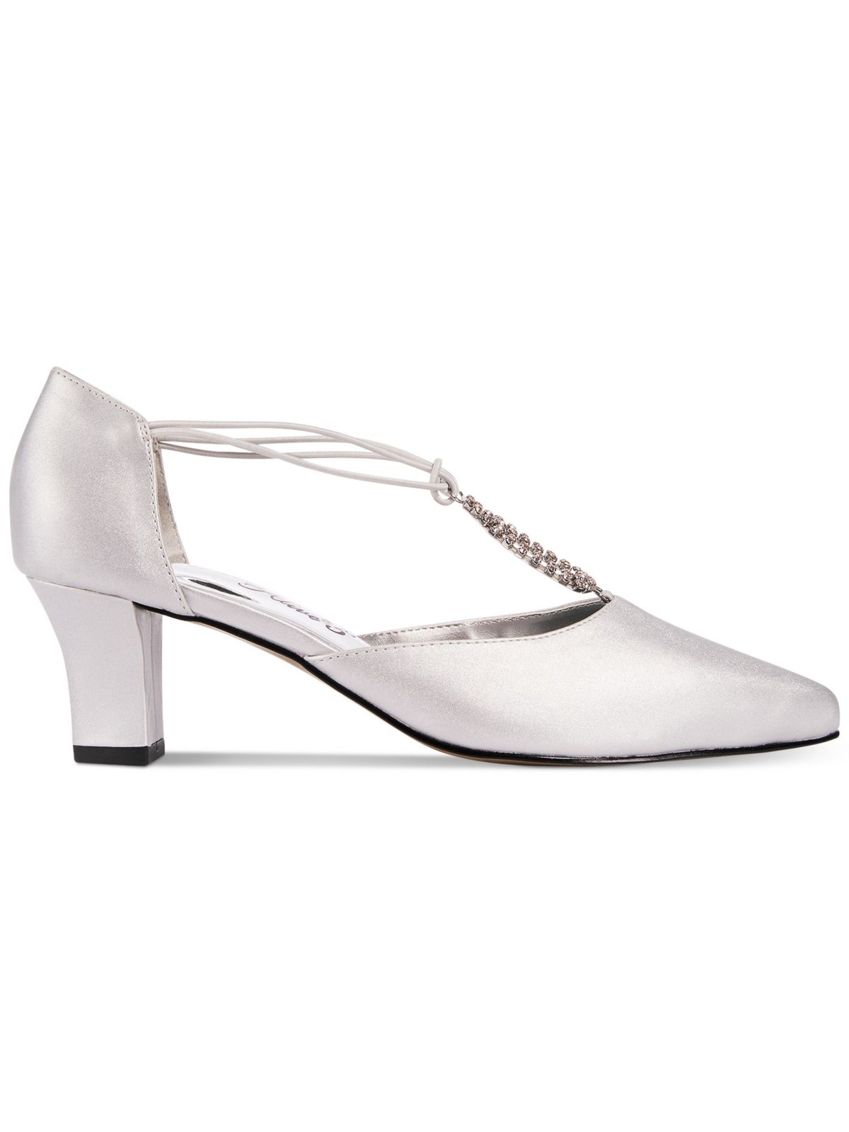EASY STREET ALIVE AT 5 Womens Silver Moonlight Slip On Sandals 7.5 M