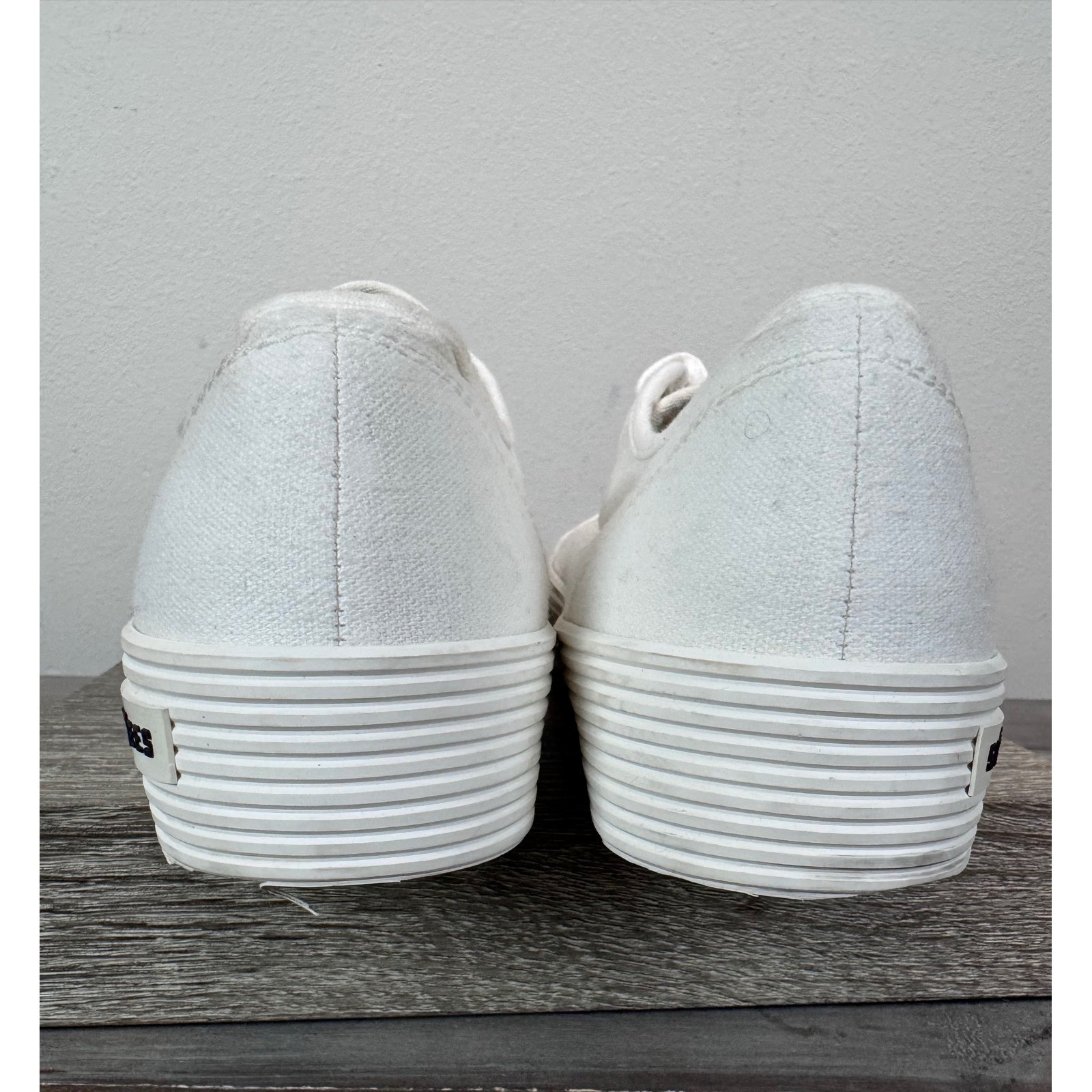 SeaVees Monterey Sneaker Platform Bleach White Canvas Womens 9 California
