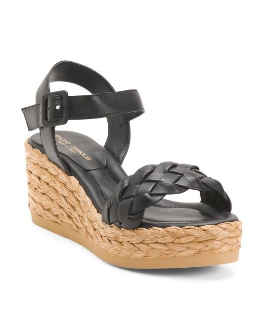 André Assous Cecilia Platform Wedge Sandals Women’s Size 9 US 40 EU $259 Andre