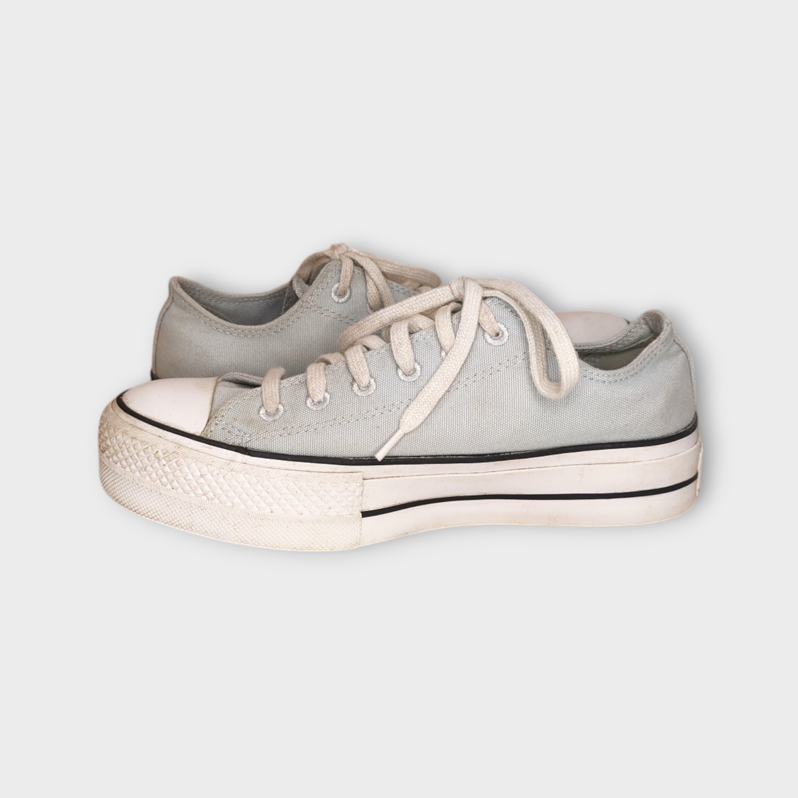 Women Converse All Stars RENEW 100% Recycled Polyester Canvas Blue White Size 8