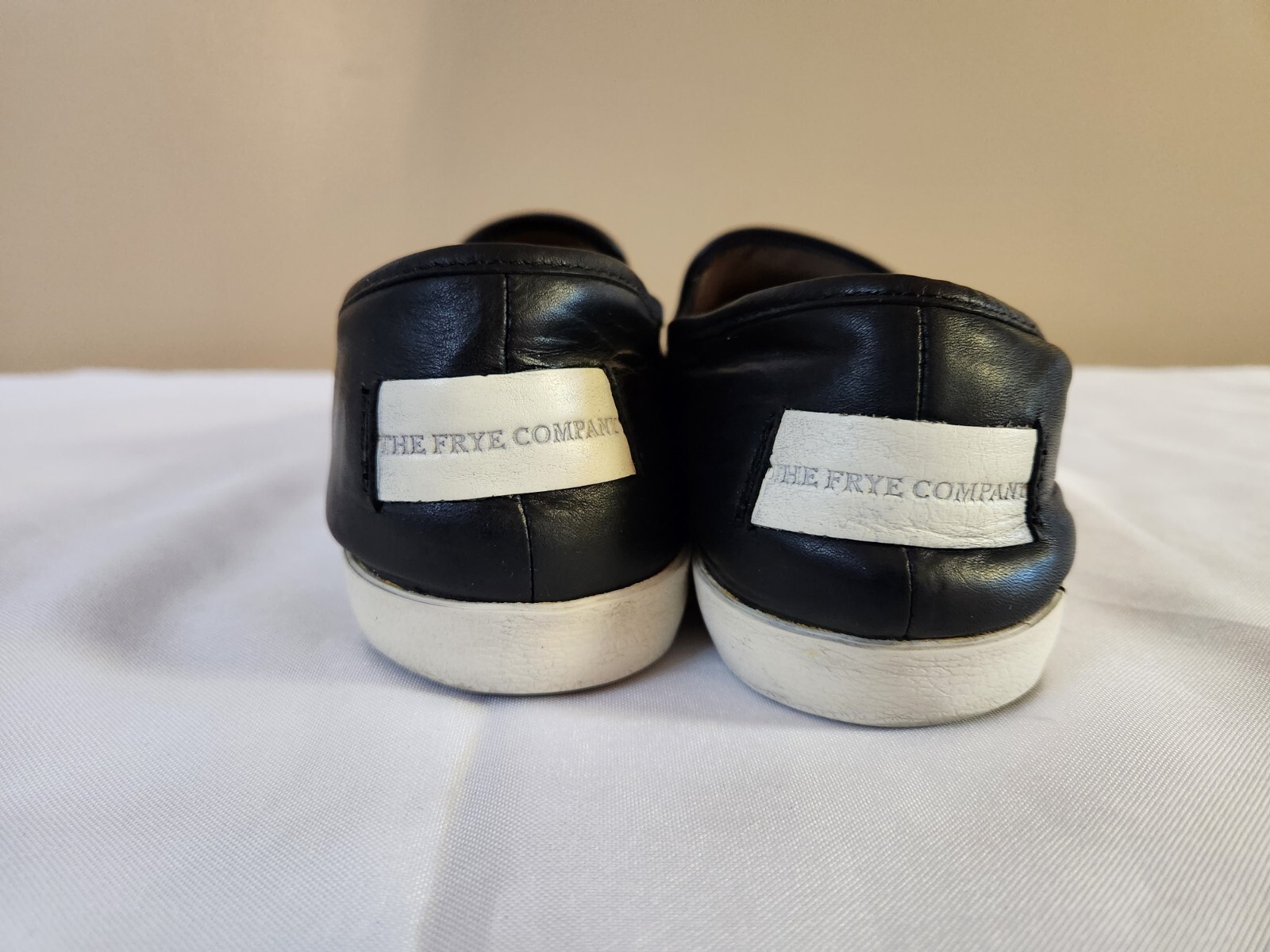 Frye Women’s Leather Ivy Slip On Fashion Casual Sneakers Shoes Black Size 7.5M