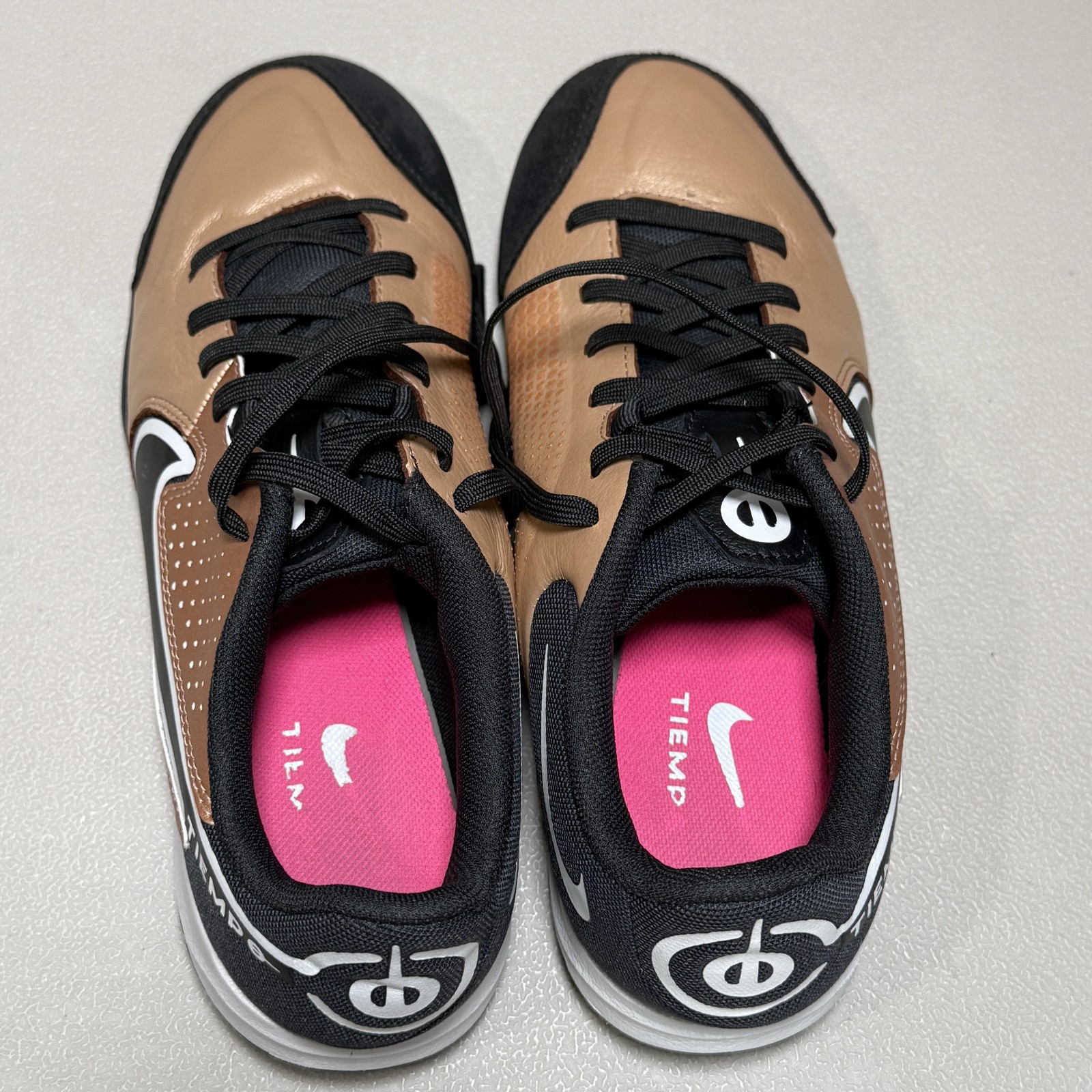 Nike Tiempo Legend 9 Academy IC Women’s Rose Gold Black US 6.5 Indoor Soccer