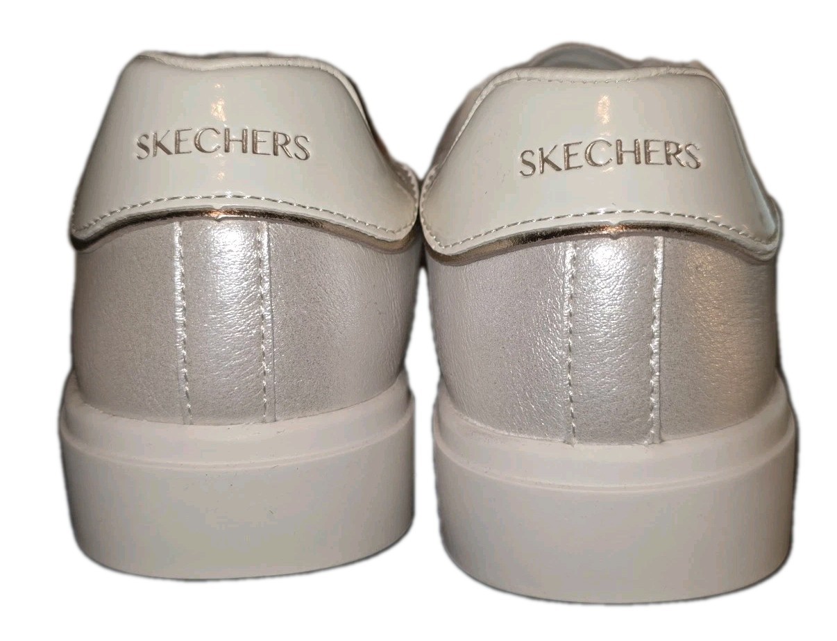 Skechers Eden Lx-Slight Shimmer Court Sneaker Women’s-Off White-See Description