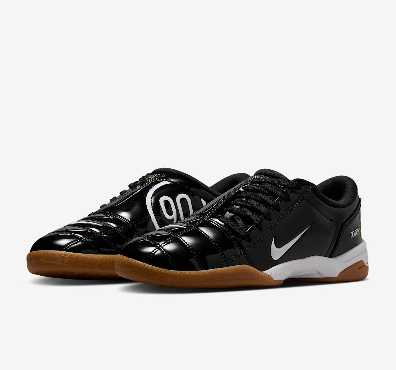 NIKE Women’s Total 90 IB5666-001 Black White Metallic Gold White