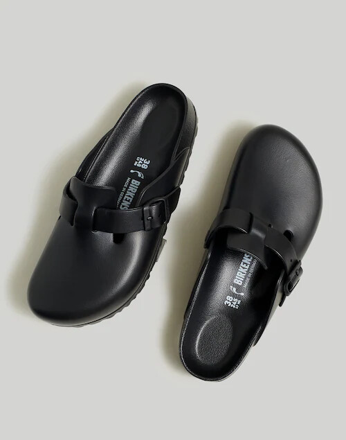 BIRKENSTOCK BOSTON ESSENTIALS EVA CLOGS Black/ white two color choose size 36-40