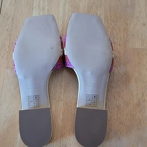 Maeve Anthropologie The Coralie Mule Slide Sandals, Size 39, US 8