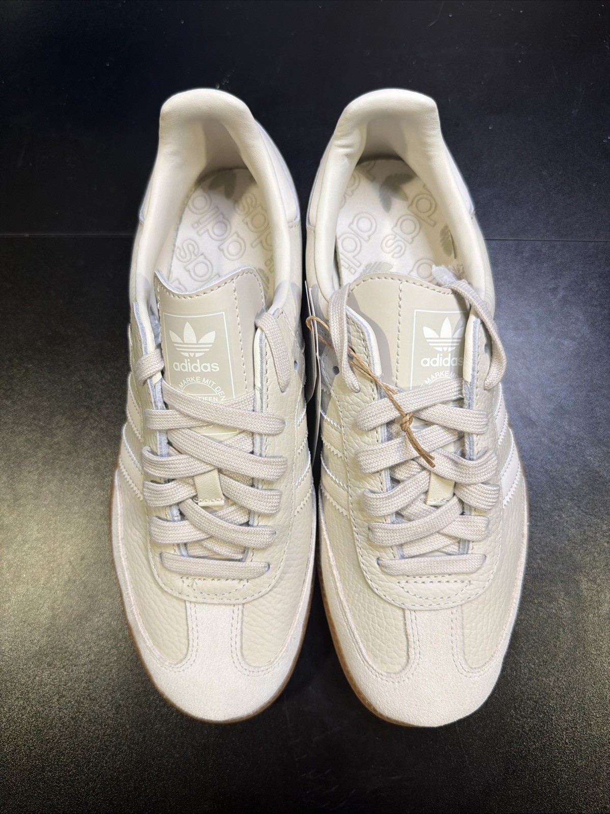 Size 7.5 – adidas Samba OG Aluminium Gum Cream/Beige/Brown BRAND NEWW!!