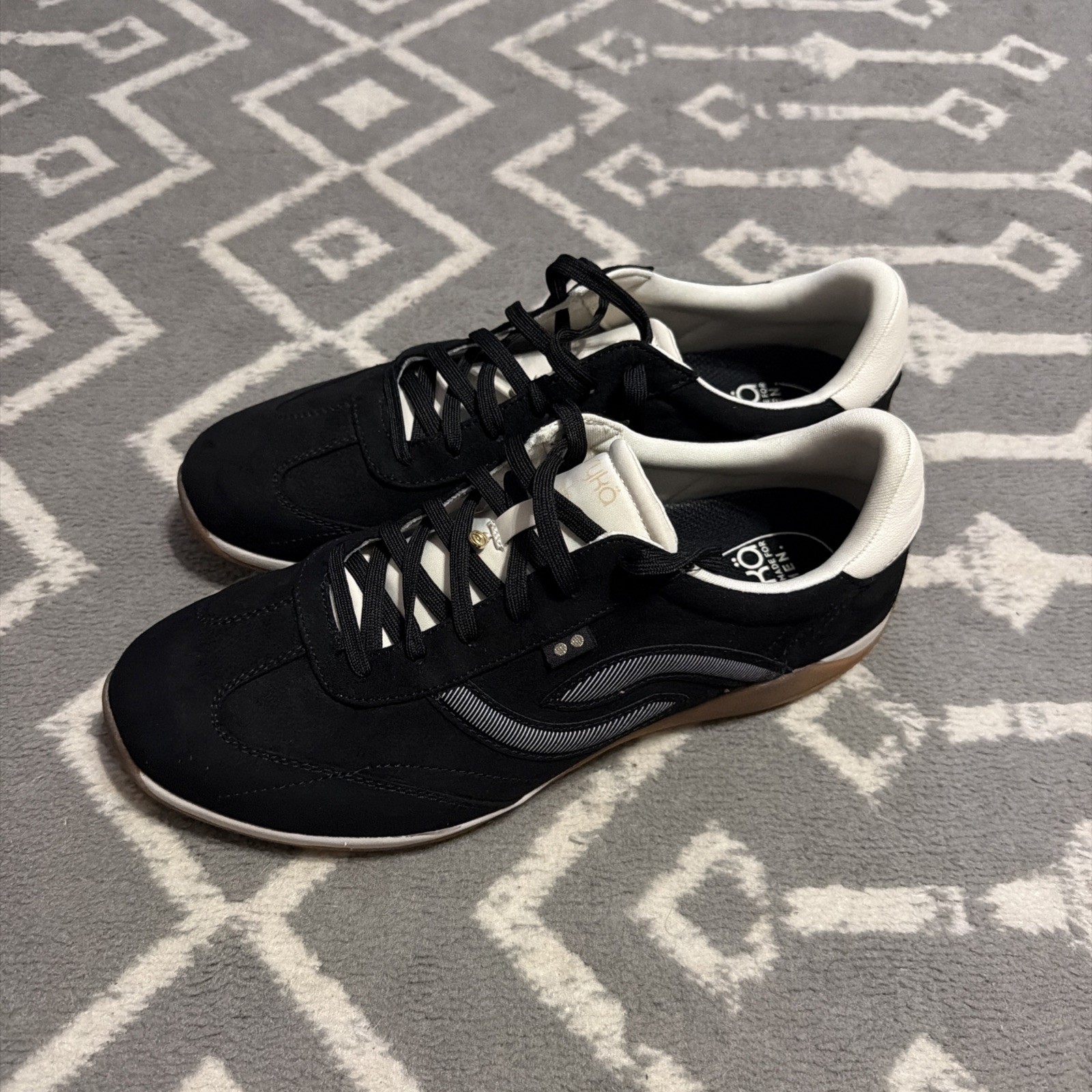 Ryka Womens Fashion Sneakers Black Casual Athletic