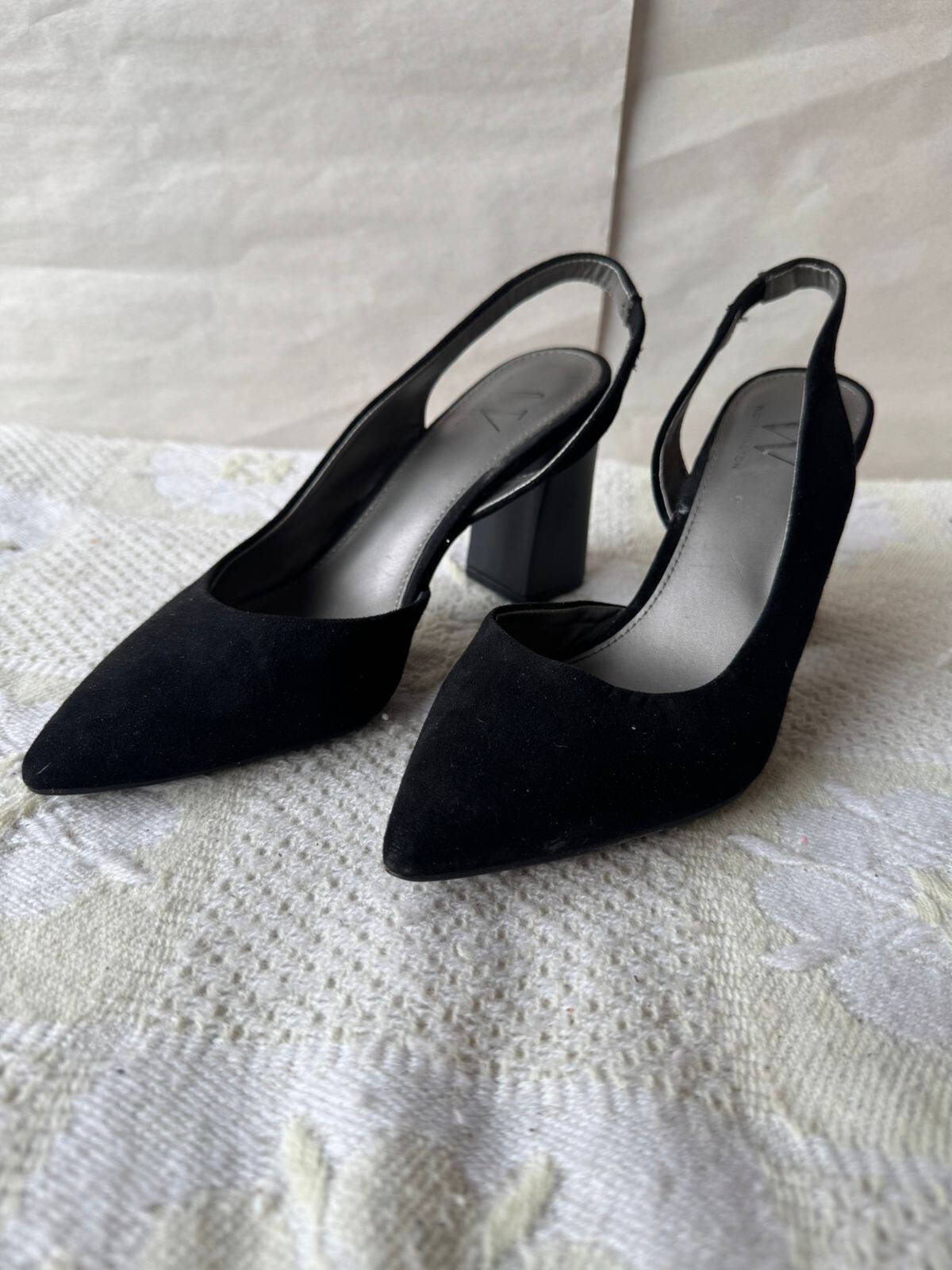 Worthington Black Suede Shoes, Used, Good Cond, Size 7M