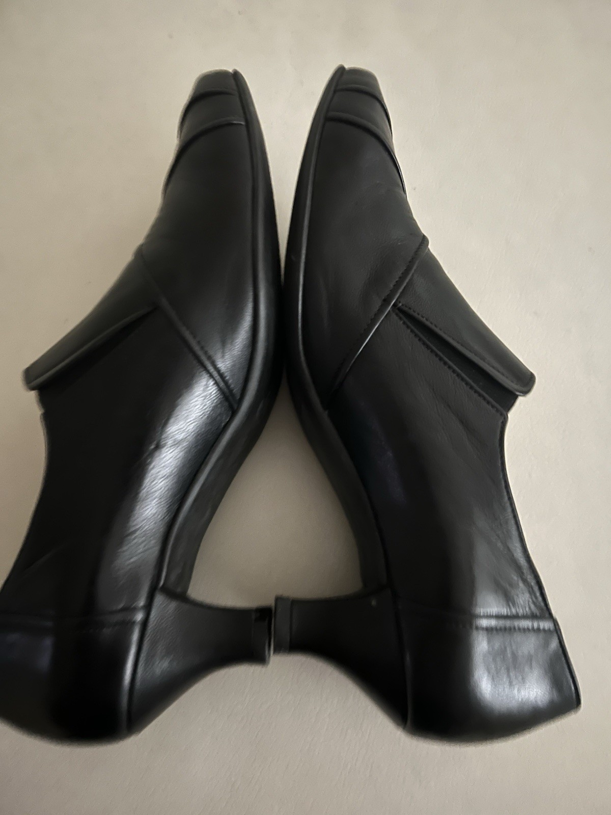 Beautifeel Rosalind Black Leather Pumps Made In Israel Women’s Sz 37