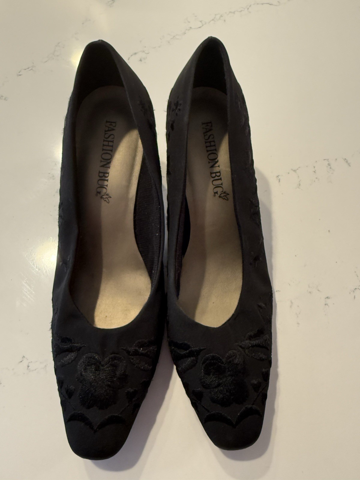 Fashion Bug Women’s Size 9 Black Heels Shoes