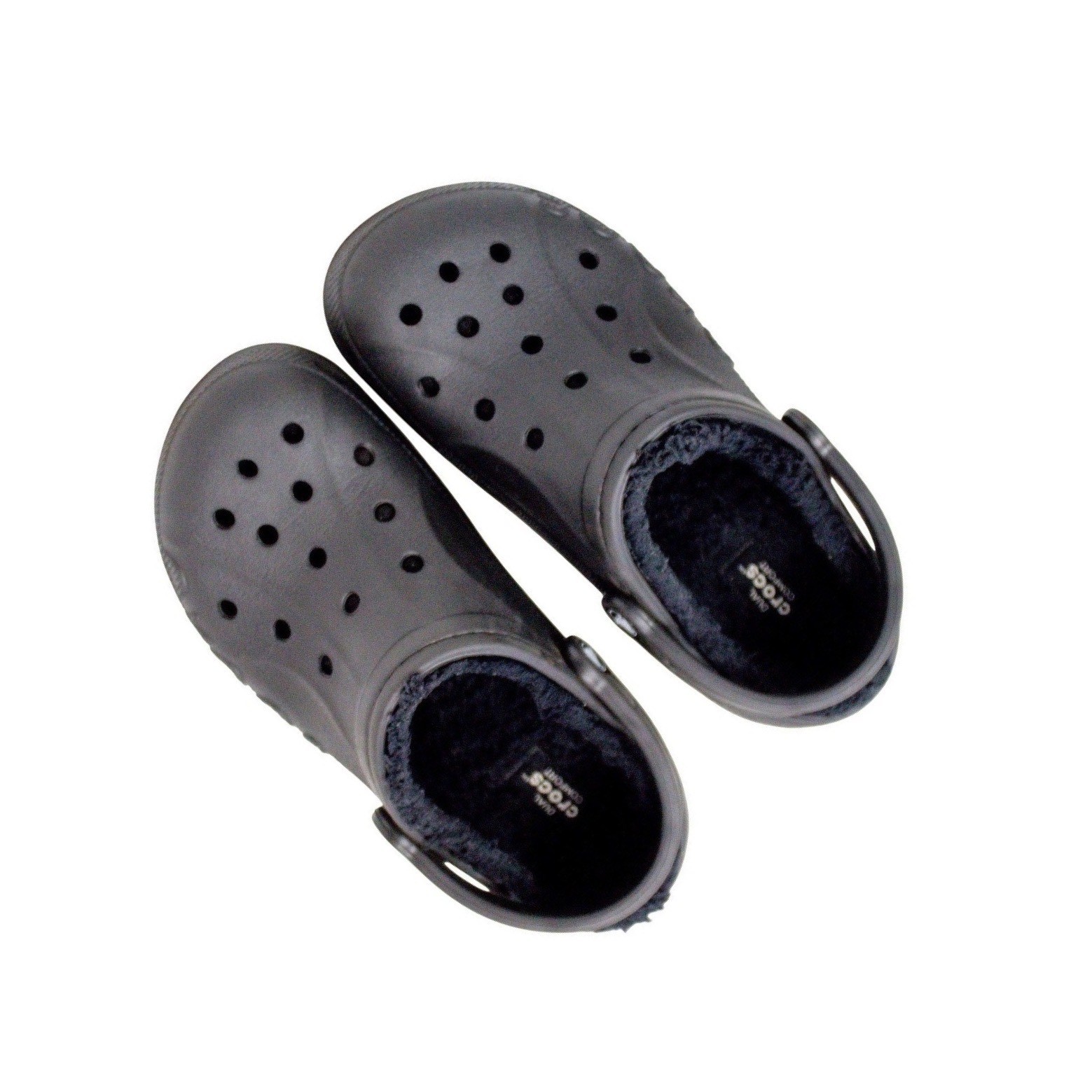Crocs Unisex Baya Lined Clog Sandal Black Women’s Size 9/ Men’s 7- Comfort Shoes