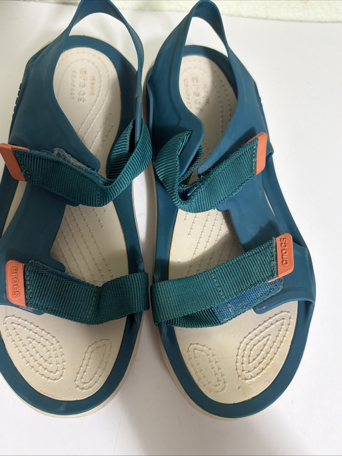Crocs Swiftwater Expedition Sandal Adjustable Beach Juniper / Stucco Size 9