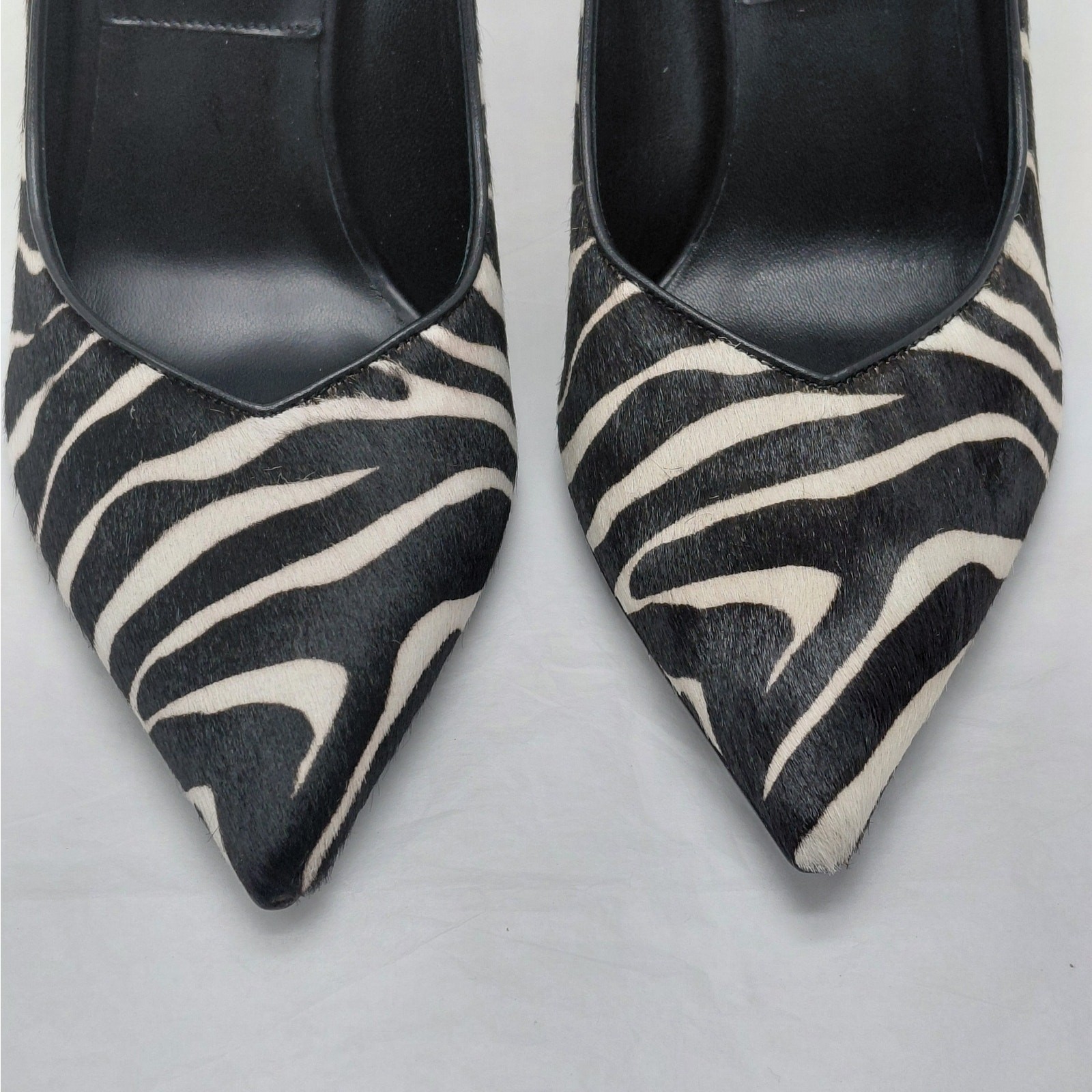 $695 NIB Michael Kors Collection Muse Runway Pump Women IT 39/ 9 Zebra Heels