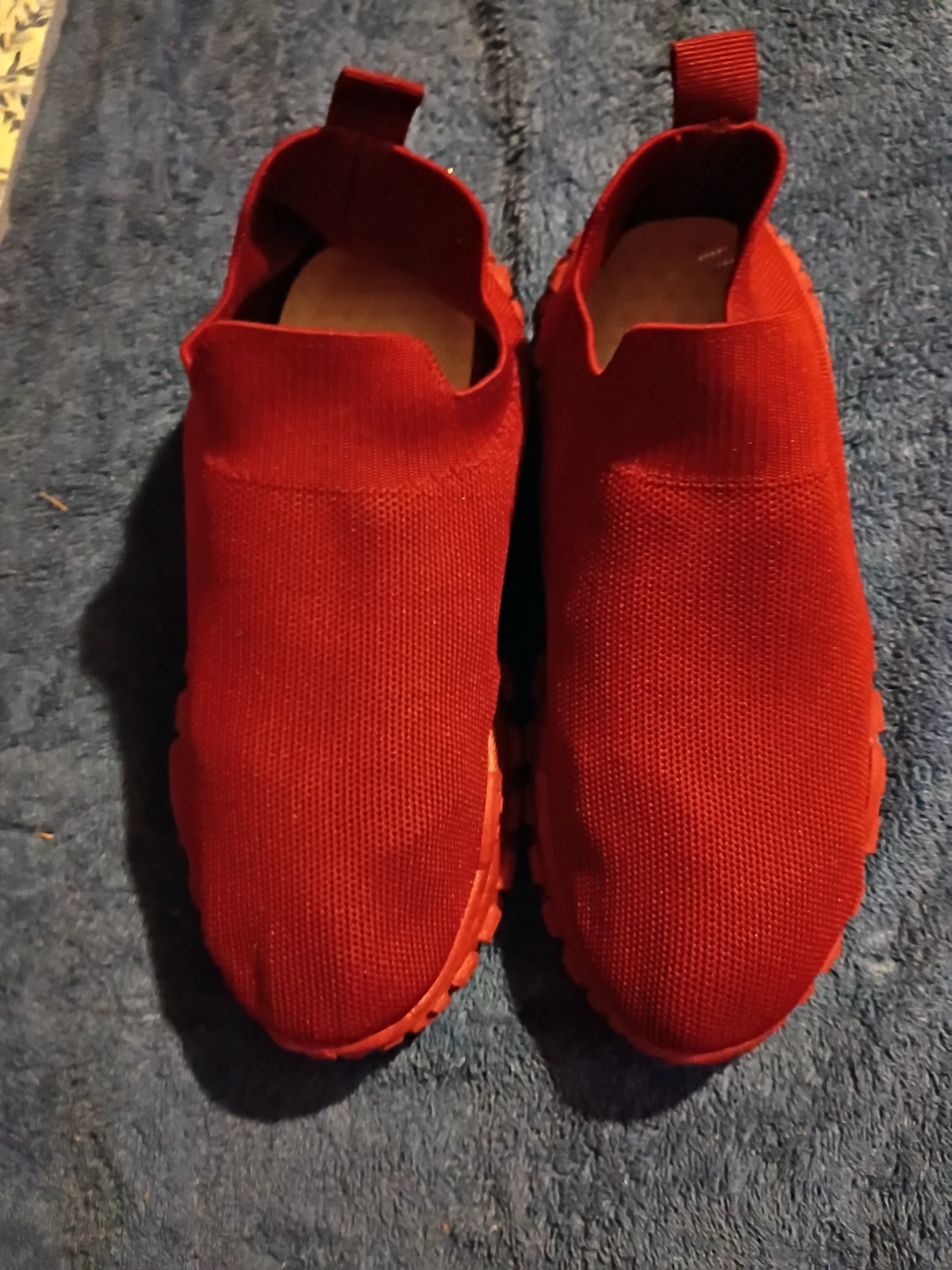 womens burgundy knit sock sneakers