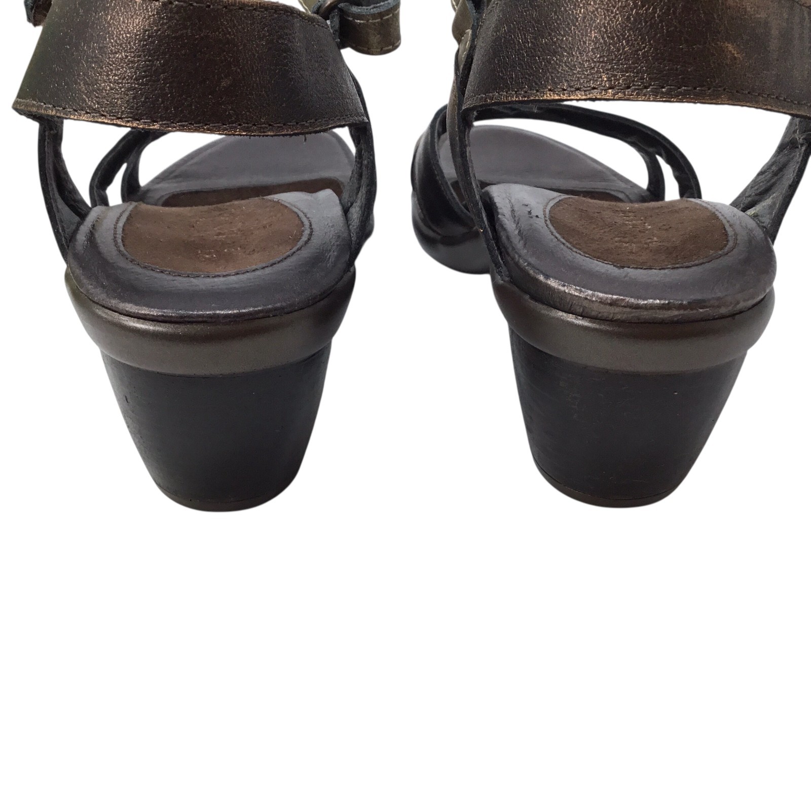 Naot Cheer Sandals Size 39 8-8.5 NIB Burnt Copper Brass Bronze Comfort 40013