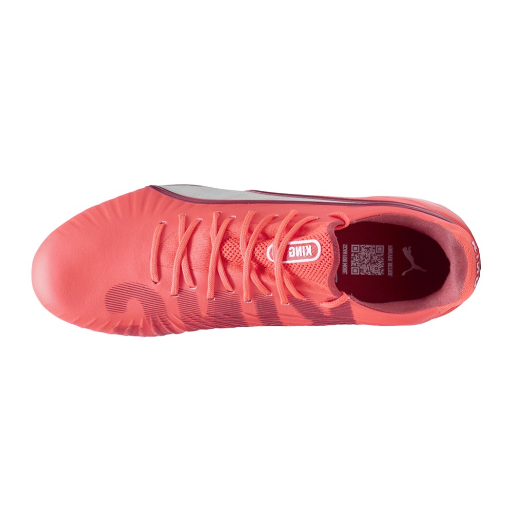 PUMA King Ultimate Firm GroundArtificial Ground Soccer Cleats Womens Red Sneaker