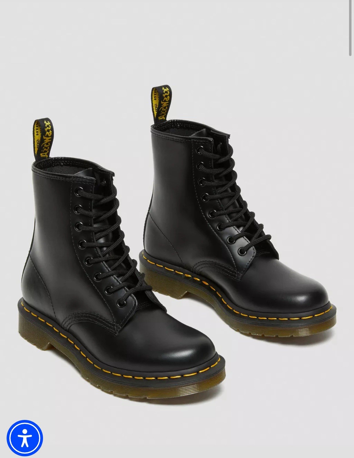 Authentic Dr. Martens 1460W Leather Women’s Boots 8 US – Black