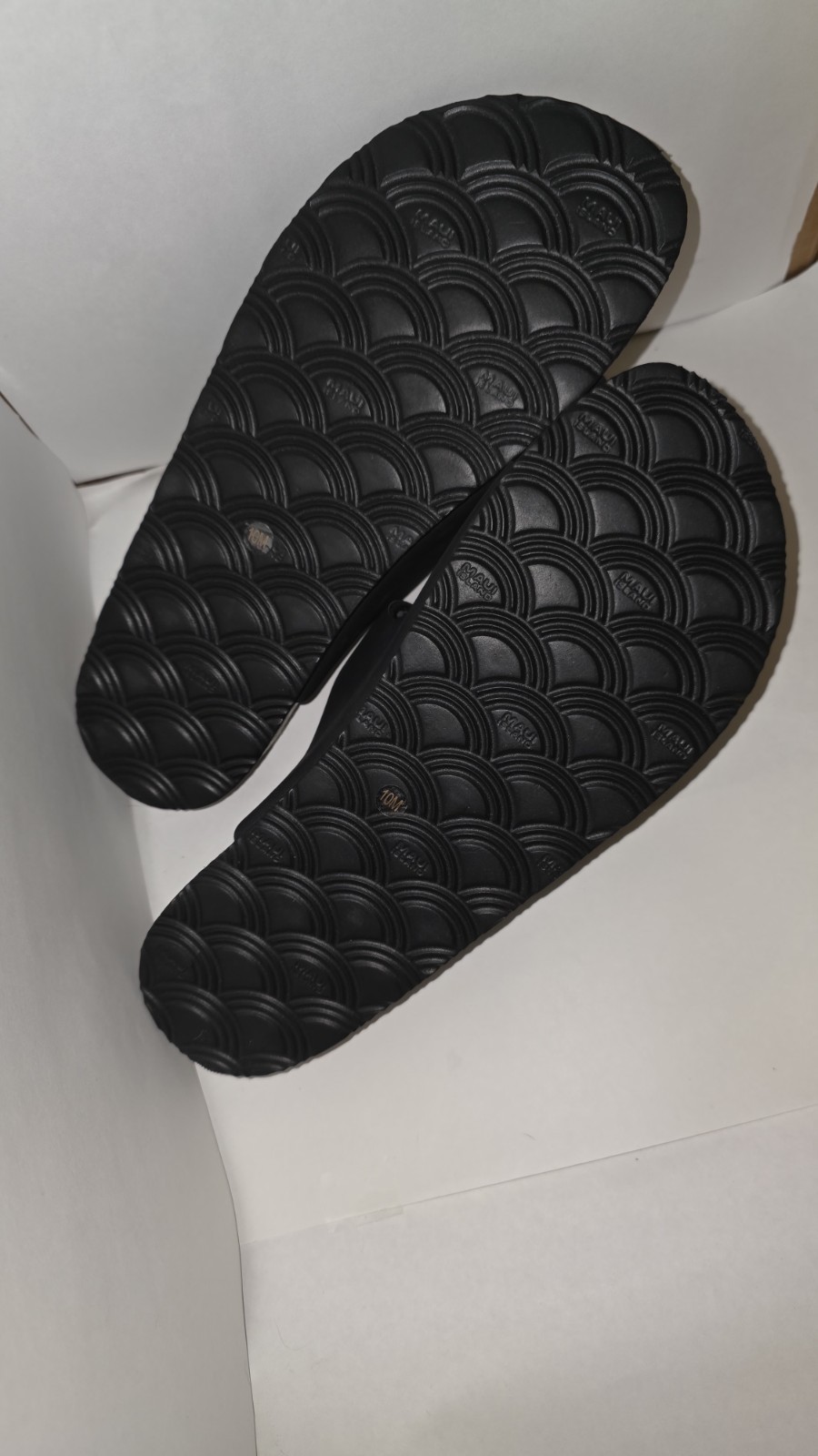 Maui Island Women’s Black 2-Buckle Adjustable Slide Sandals Faux Leather 10M