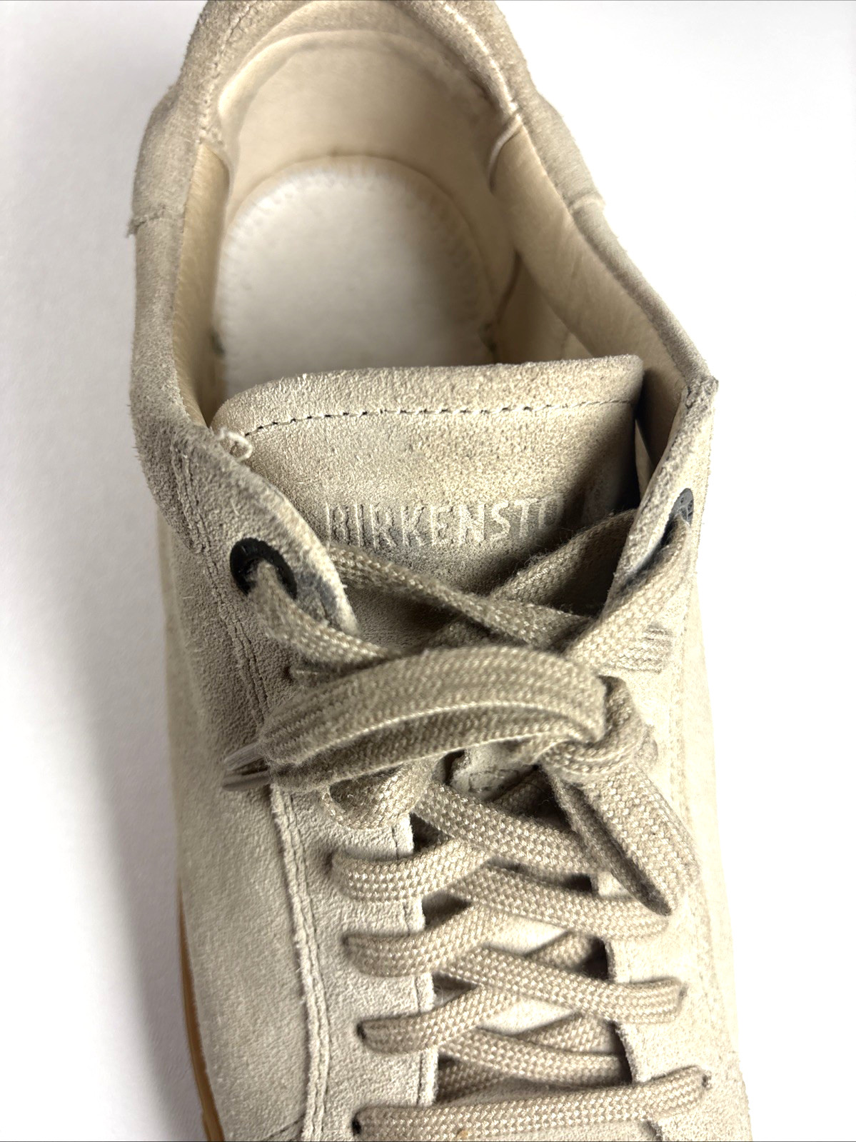 Birkenstock Bend Low Womens Size 40 E US 9 Shoes Sandcastle Tan Suede Sneakers