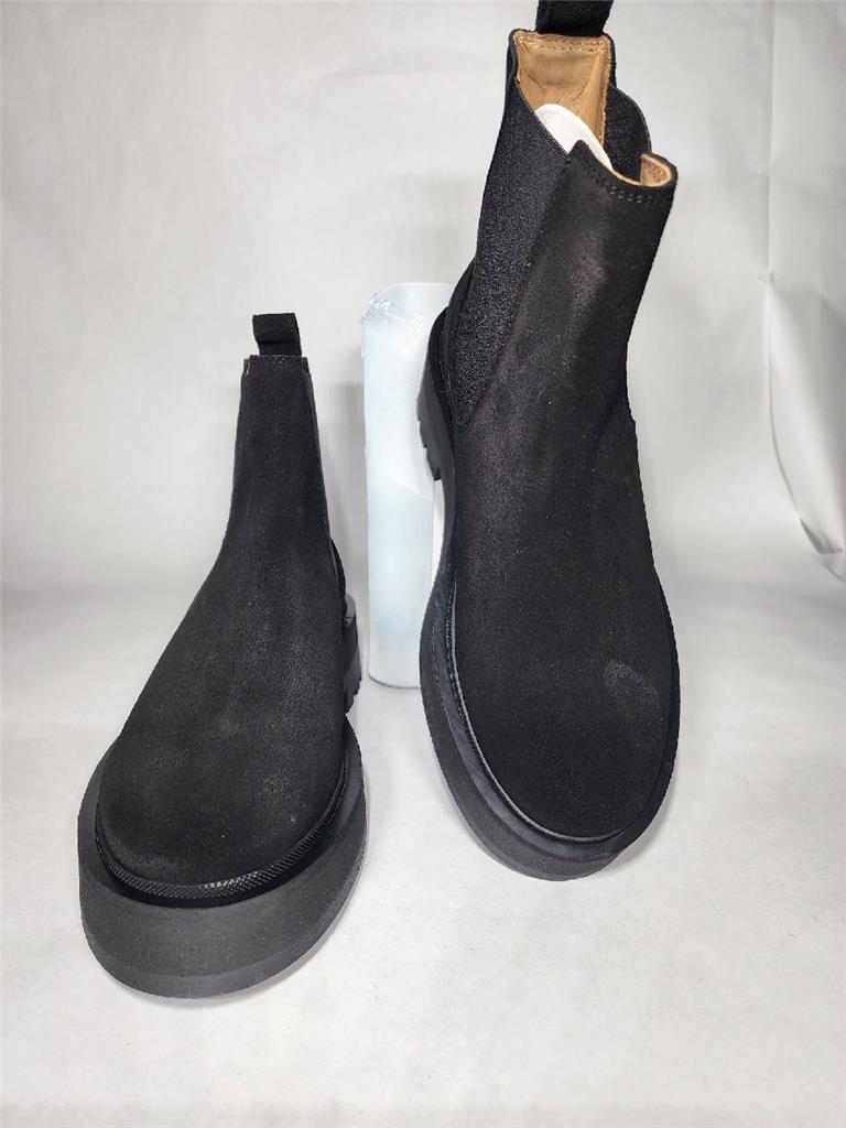 And Other Stories Black Suede Ankle Boots