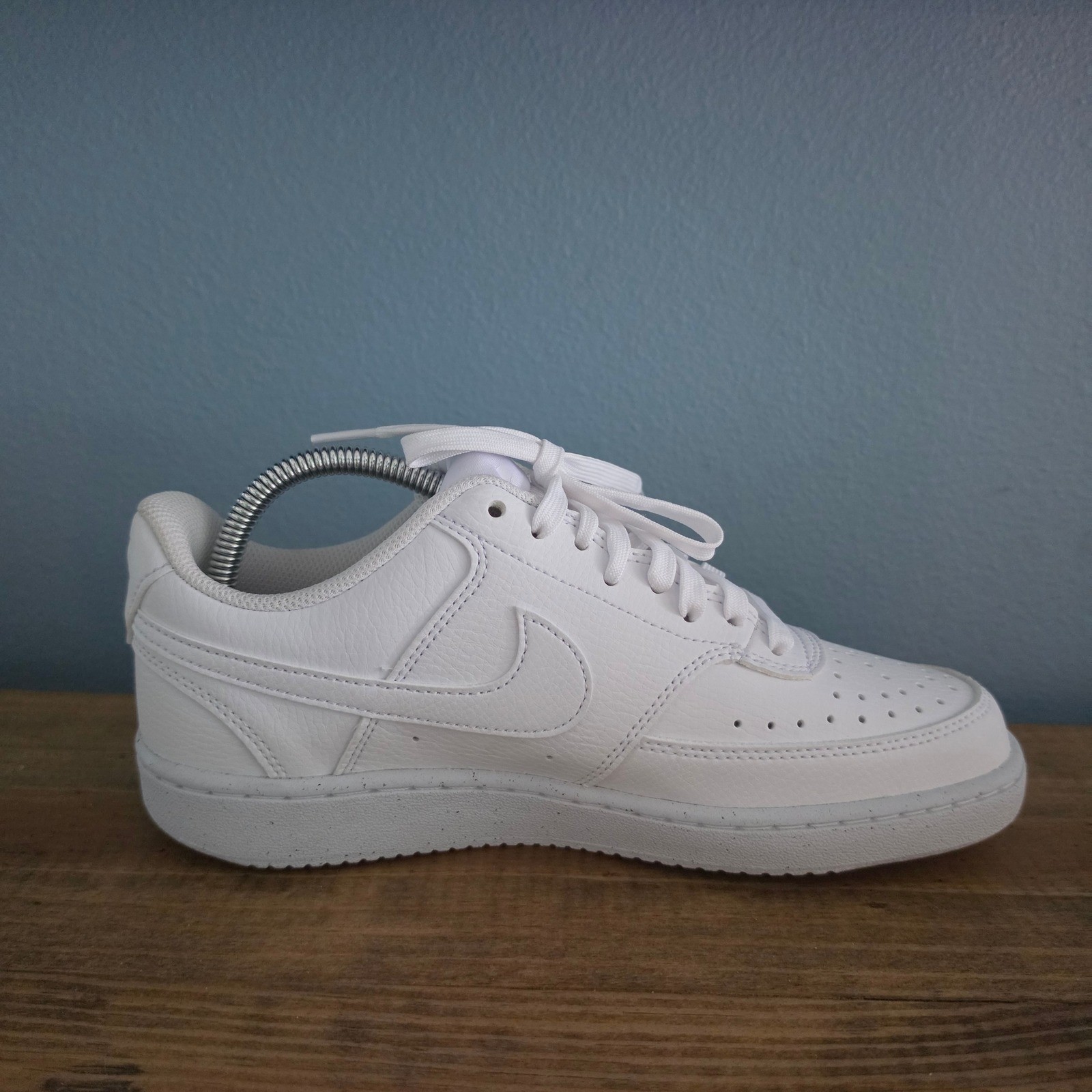 Nike Womens Court Vision Low Next Nature White Sneakers DH3158-100 Size 8.5