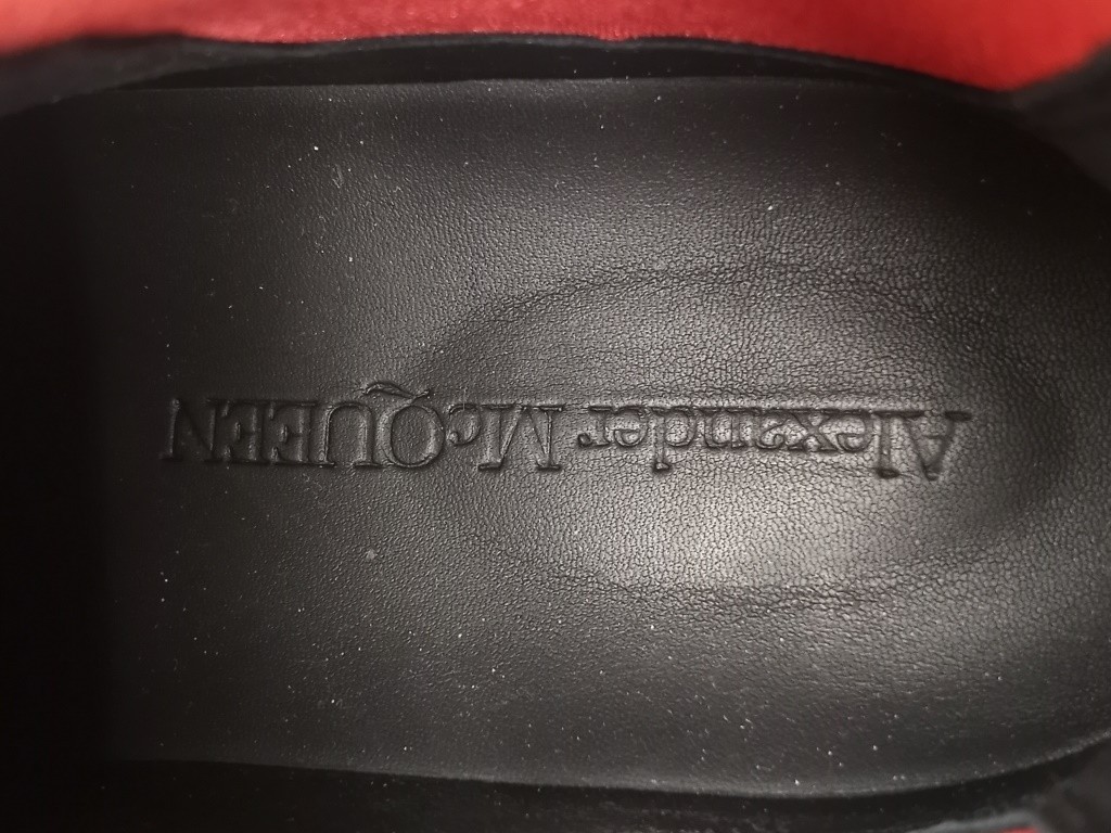 Alexander McQueen Leather Chelsea Boots Italy Made (Size: 39)