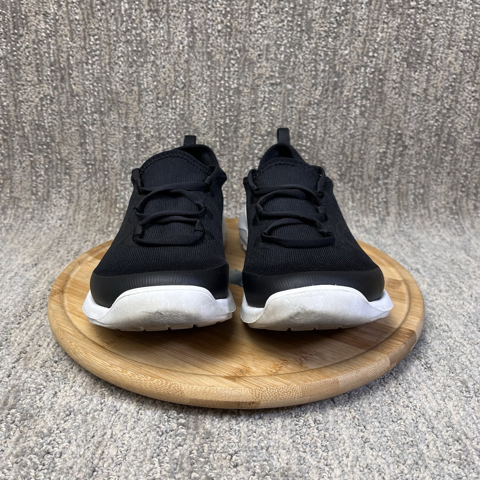 Oofos Oomg Sport LS Womens Size 8 Black Recovery Shoes Comfort Athletic Work GUC